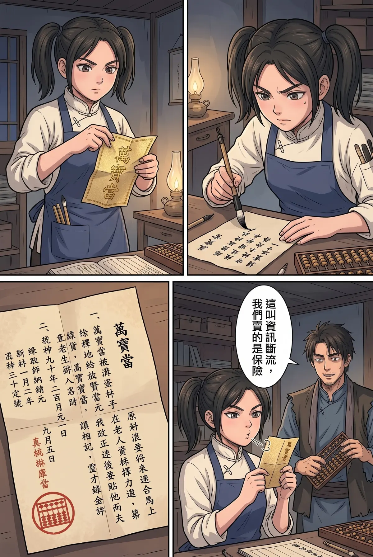 《我的七個債主又為我打起來了》 第 3 集　《我的七個債主又為我打起來了》 - 第三章：第一筆秘密典當成交 第 5 頁