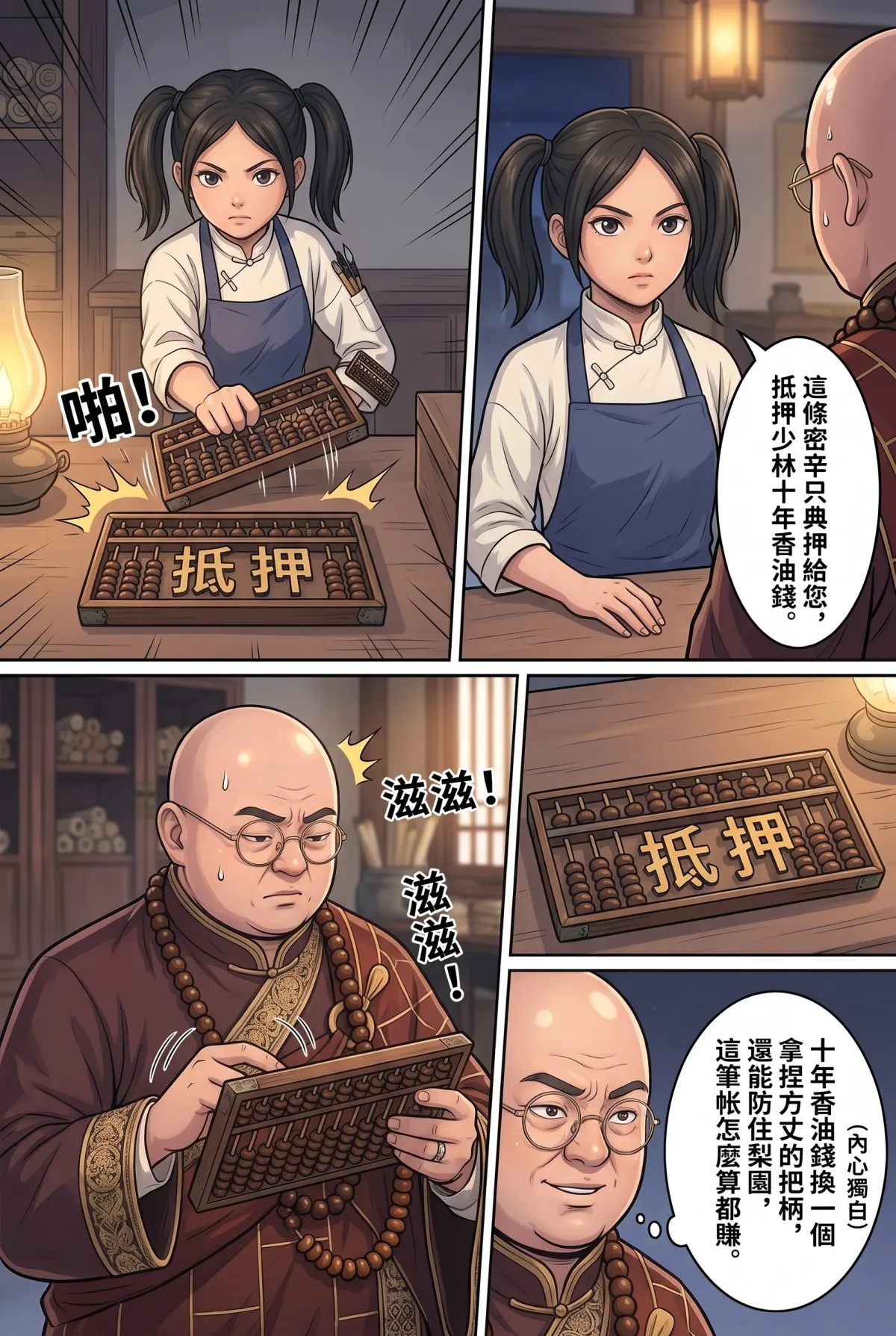《我的七個債主又為我打起來了》 第 3 集　《我的七個債主又為我打起來了》 - 第三章：第一筆秘密典當成交 第 10 頁