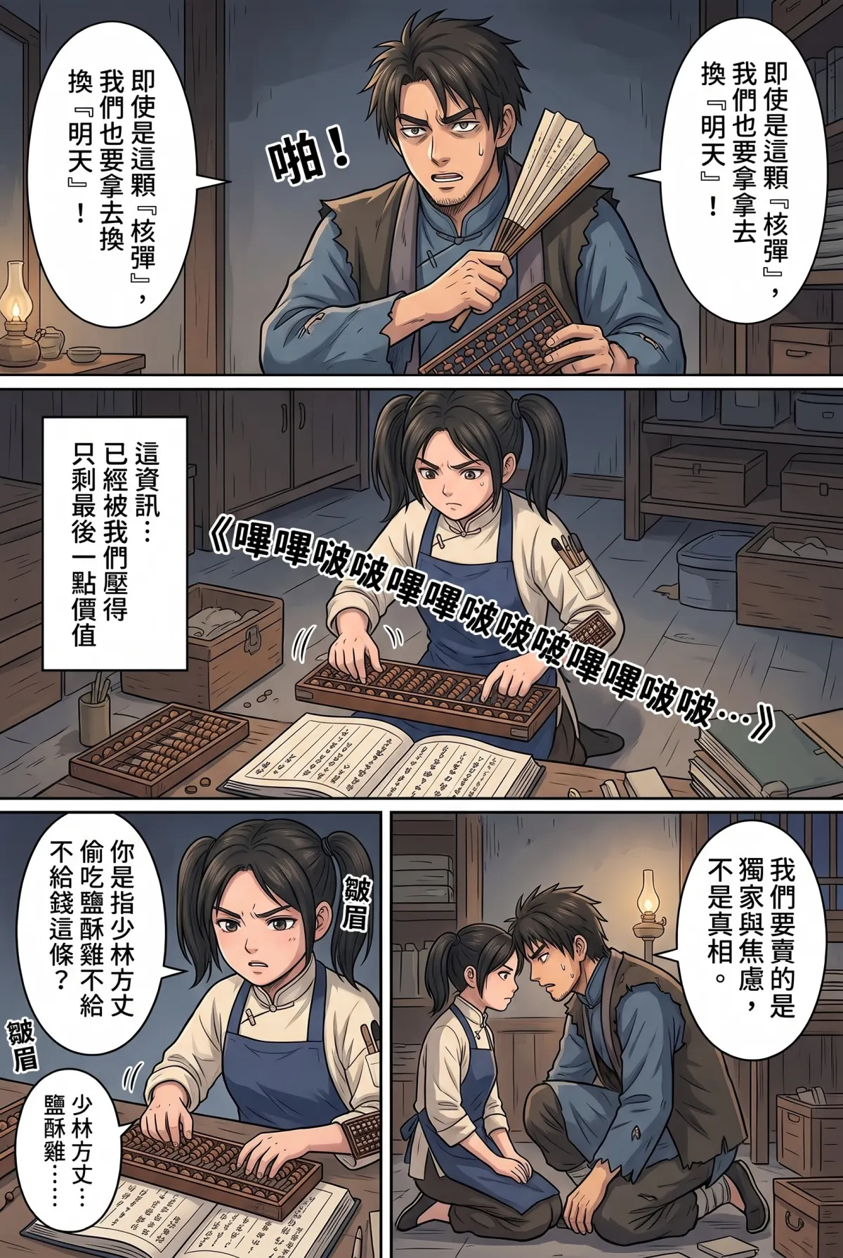 《我的七個債主又為我打起來了》 第 3 集　《我的七個債主又為我打起來了》 - 第三章：第一筆秘密典當成交 第 4 頁