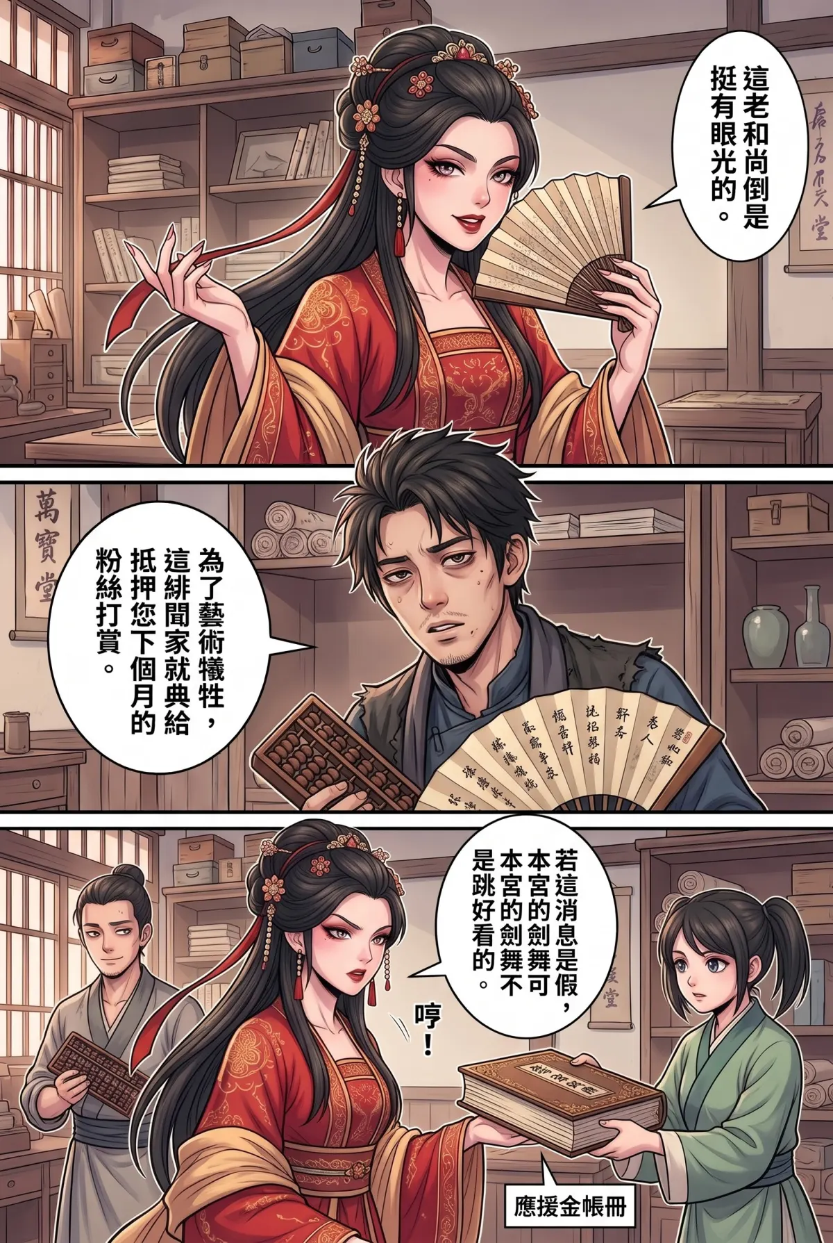《我的七個債主又為我打起來了》 第 4 集　《我的七個債主又為我打起來了》 - 第四章：梨園名角為獨家瘋狂 第 9 頁
