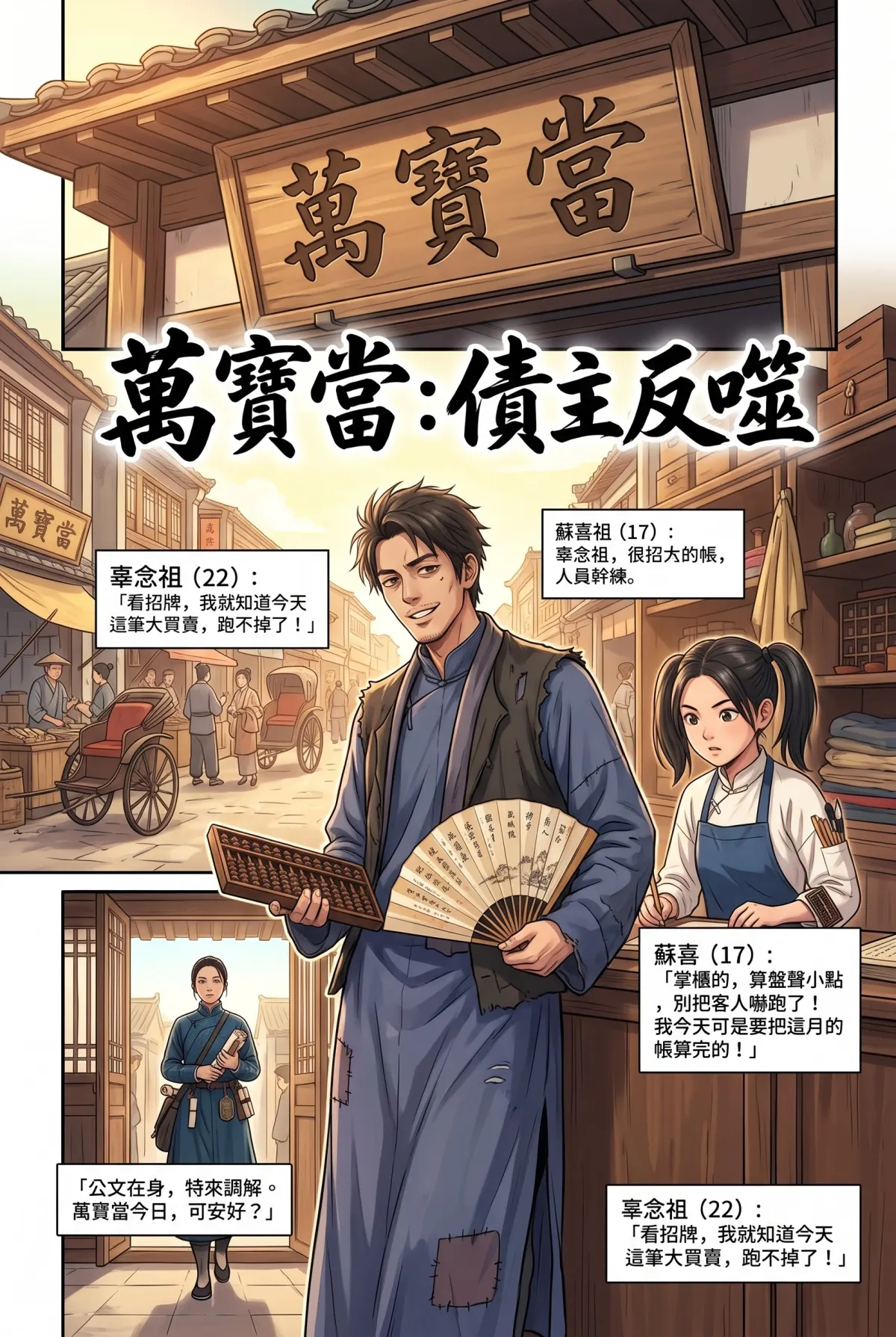 《我的七個債主又為我打起來了》 第 5 集　《我的七個債主又為我打起來了》 - 第五章：律劍門的消保官來了 第 1 頁