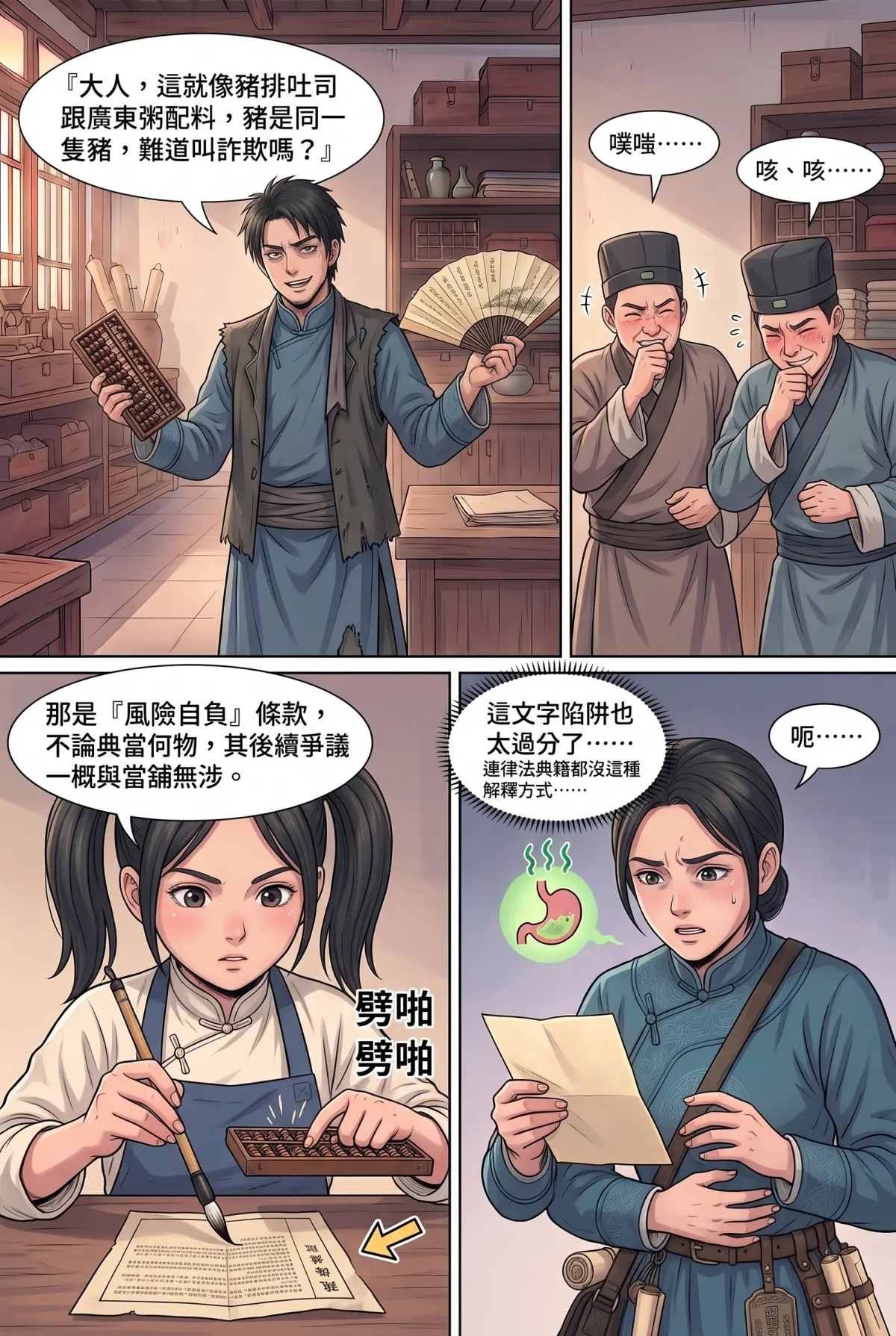 《我的七個債主又為我打起來了》 第 5 集　《我的七個債主又為我打起來了》 - 第五章：律劍門的消保官來了 第 8 頁