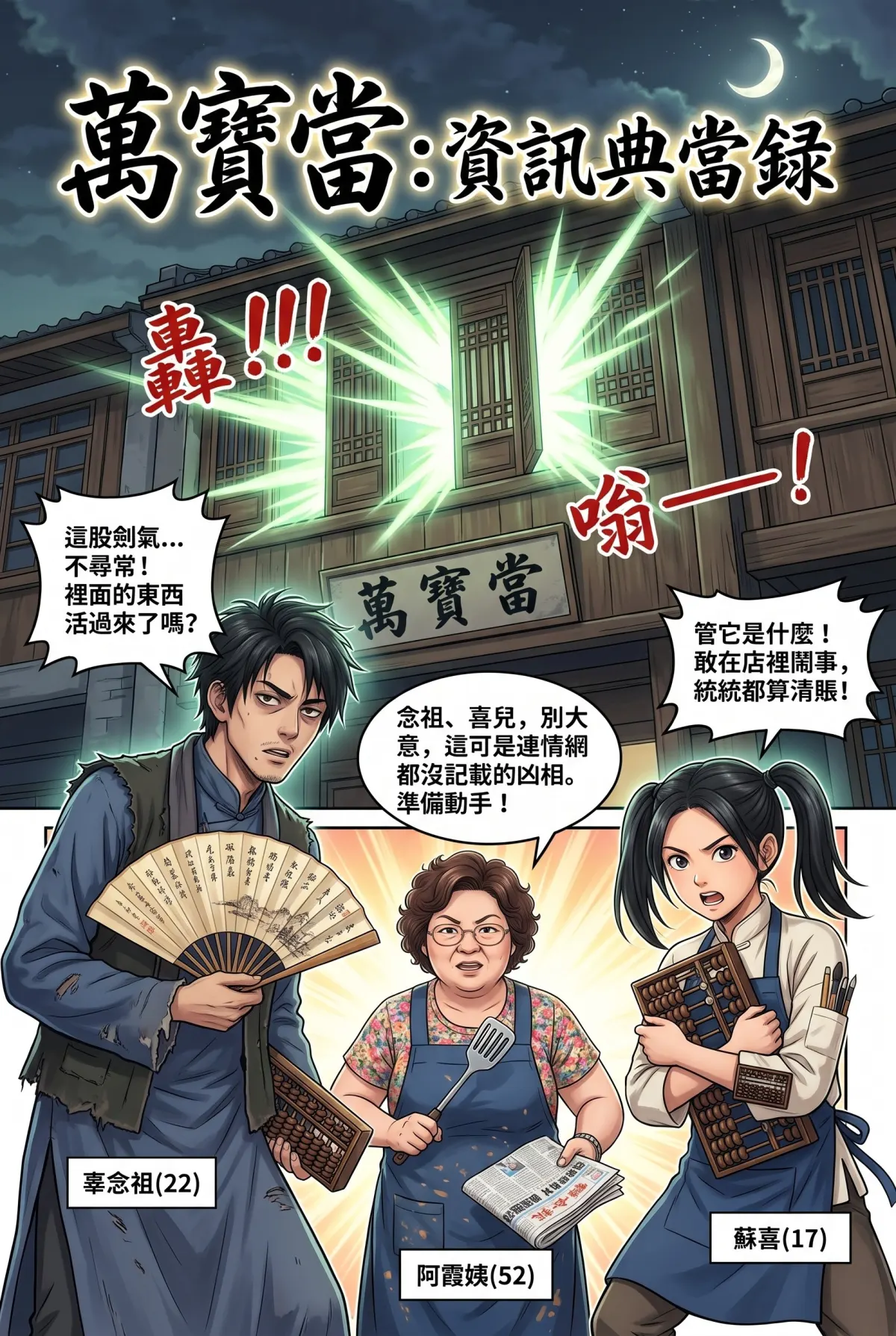 《我的七個債主又為我打起來了》 第 7 集　《我的七個債主又為我打起來了》 - 第七章：早餐店就是情報交易所 第 1 頁