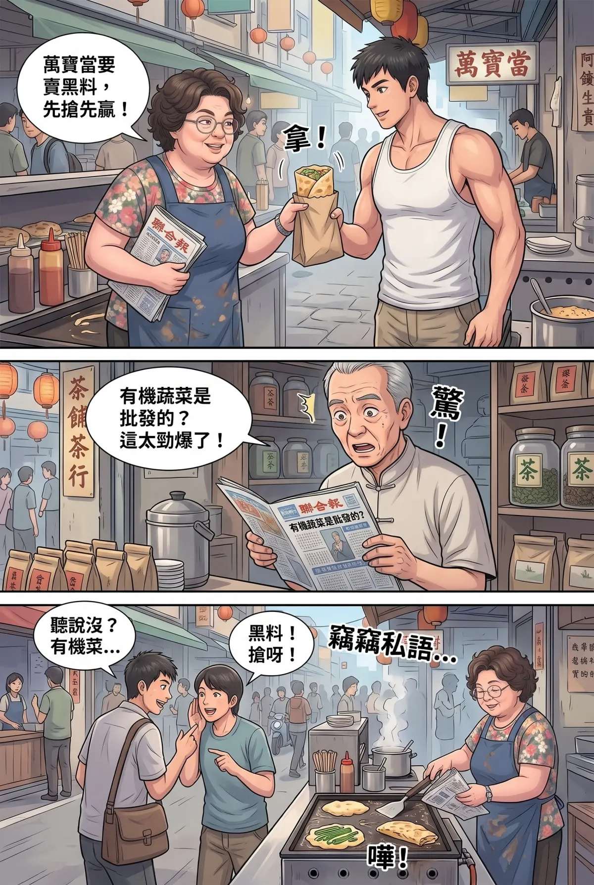 《我的七個債主又為我打起來了》 第 7 集　《我的七個債主又為我打起來了》 - 第七章：早餐店就是情報交易所 第 8 頁
