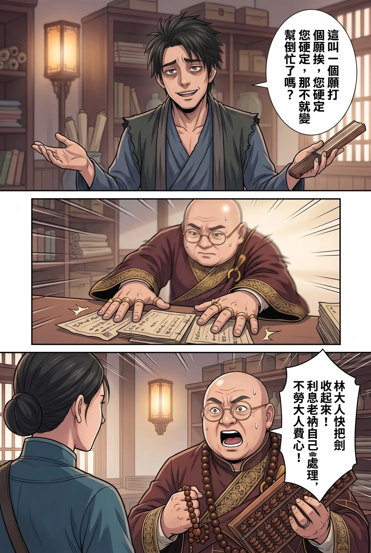 《我的七個債主又為我打起來了》 第 8 集　《我的七個債主又為我打起來了》 - 第八章：法條劍氣踢到鐵板 第 14 頁