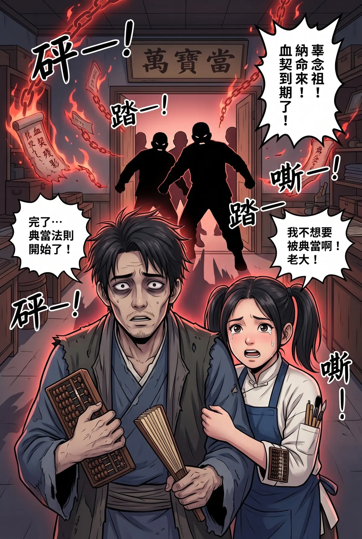 《我的七個債主又為我打起來了》 第 12 集　《我的七個債主又為我打起來了》 - 第十二章：當票到期，強制執行 第 16 頁