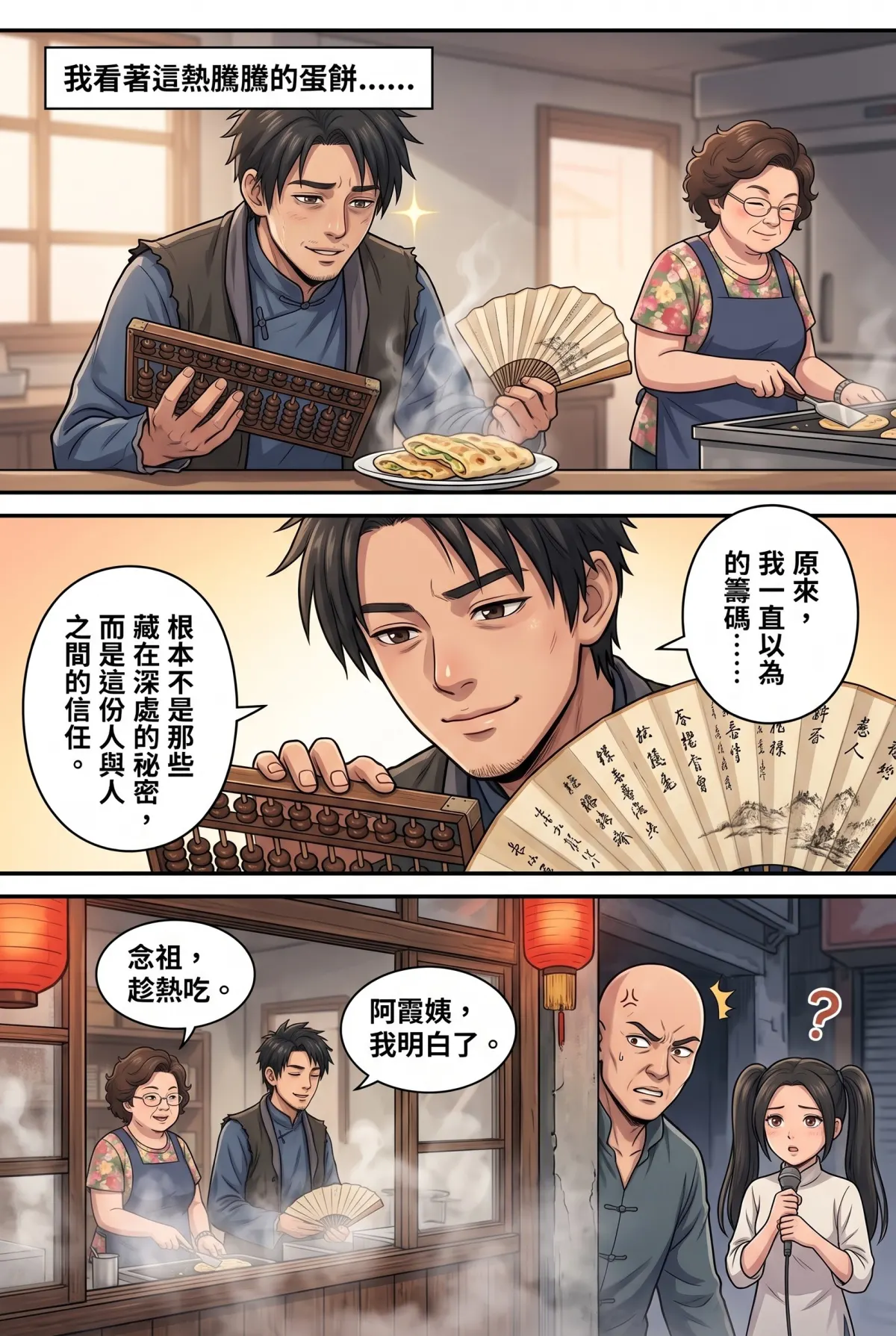 《我的七個債主又為我打起來了》 第 13 集　《我的七個債主又為我打起來了》 - 第十三章：阿霞姨的一碗人情典當 第 14 頁
