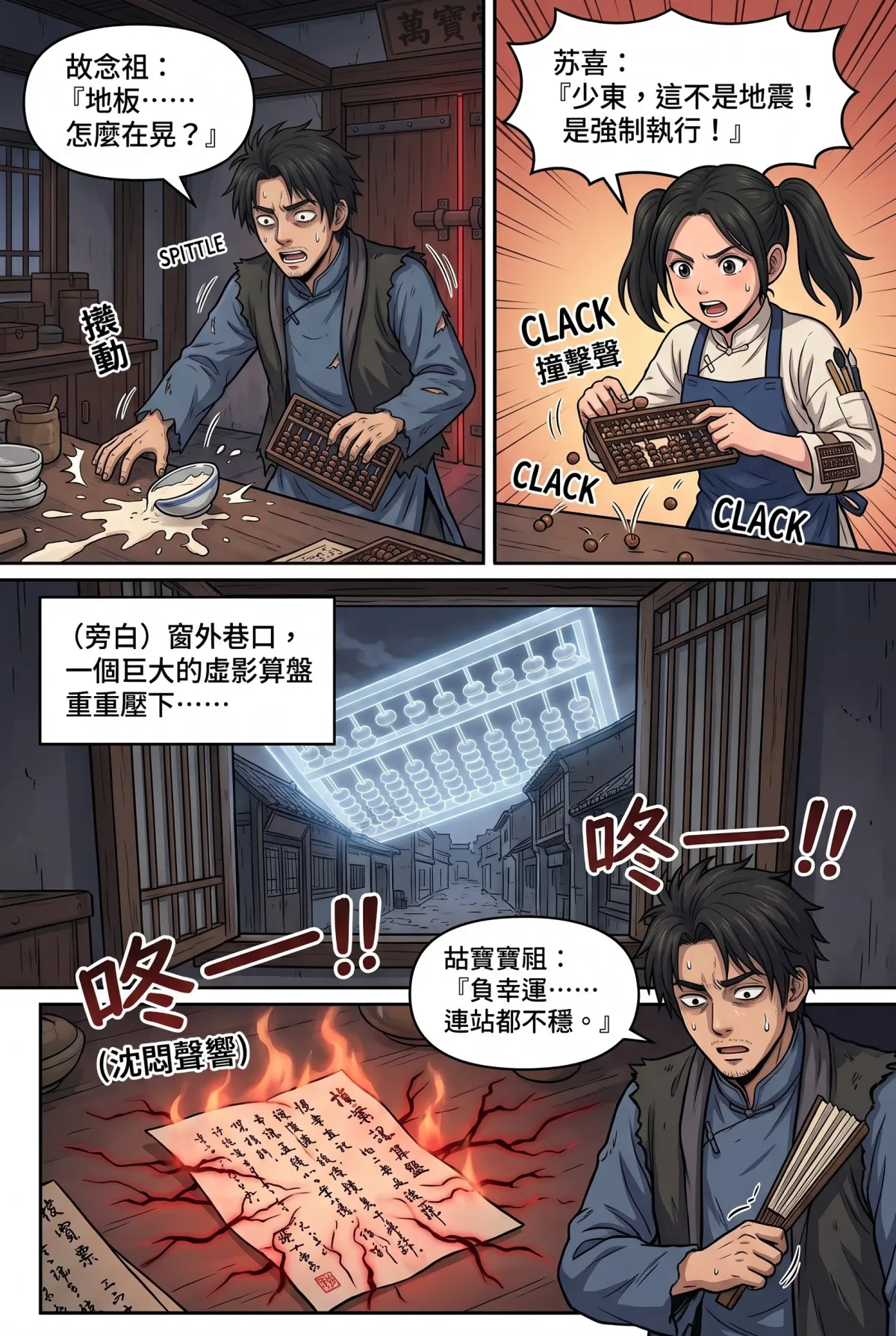 《我的七個債主又為我打起來了》 第 13 集　《我的七個債主又為我打起來了》 - 第十三章：阿霞姨的一碗人情典當 第 2 頁