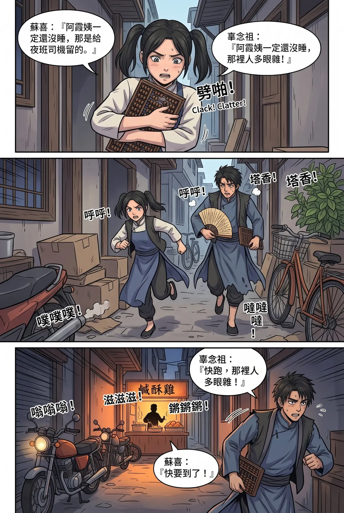 《我的七個債主又為我打起來了》 第 13 集　《我的七個債主又為我打起來了》 - 第十三章：阿霞姨的一碗人情典當 第 5 頁