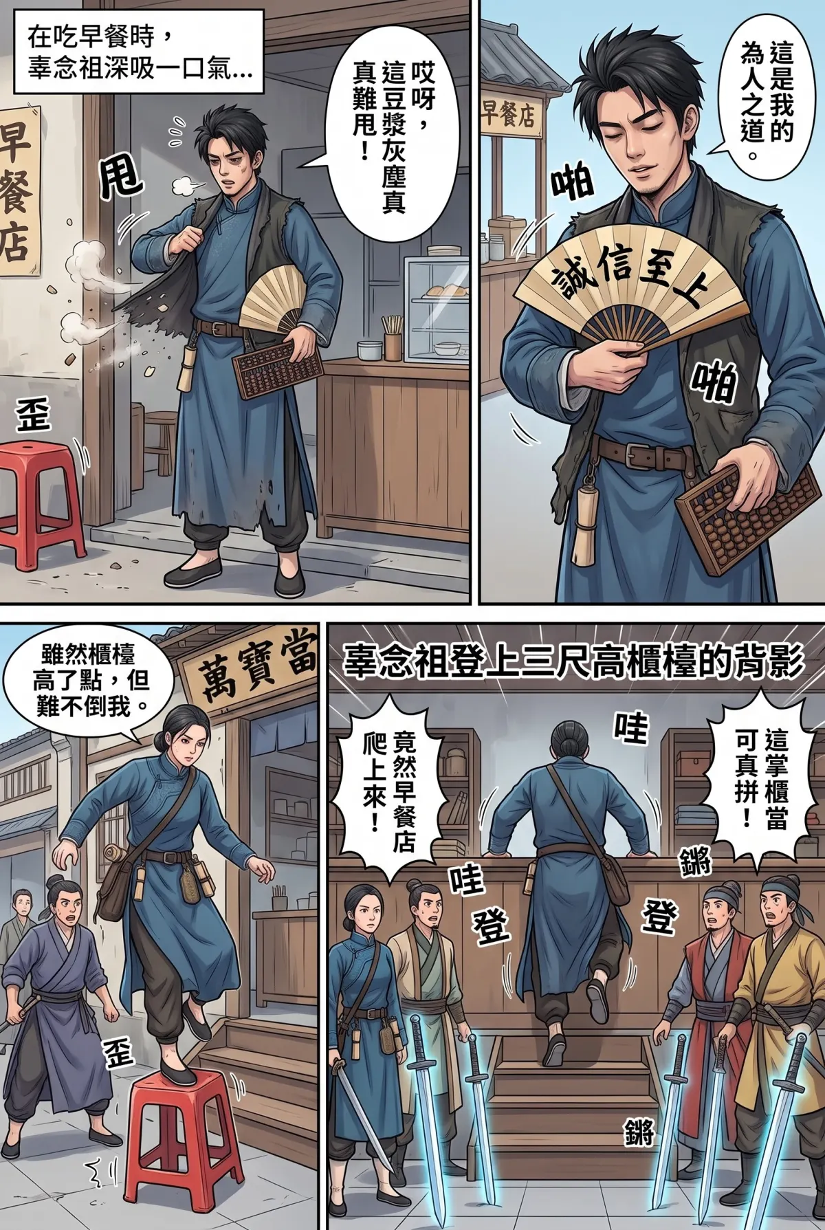 《我的七個債主又為我打起來了》 第 14 集　《我的七個債主又為我打起來了》 - 第十四章：七派夜襲萬寶當 第 14 頁