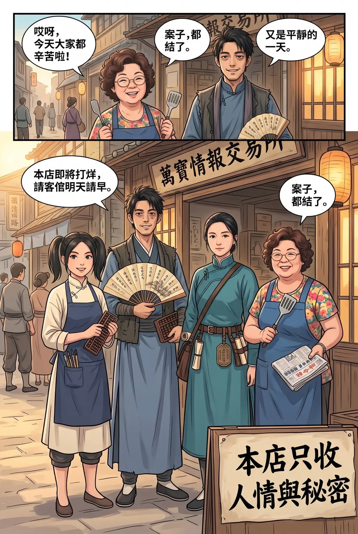 《我的七個債主又為我打起來了》 第 16 集　《我的七個債主又為我打起來了》 - 第十六章：全島最強八卦交易所開張(完) 第 16 頁