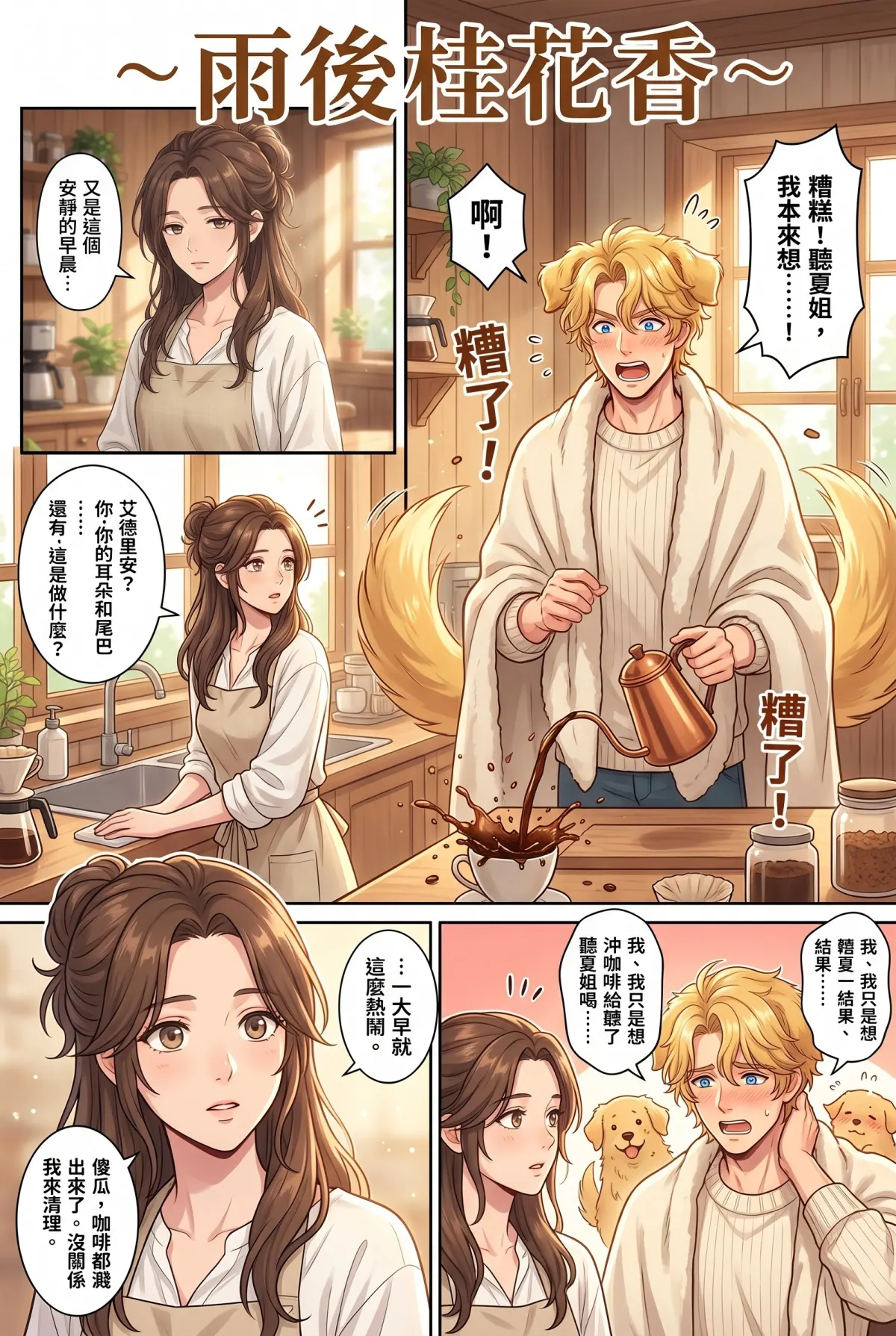 巷弄裡的金毛貴公子 第 2 集　巷弄裡的金毛貴公子 - 廚房裡的金髮美男 第 1 頁