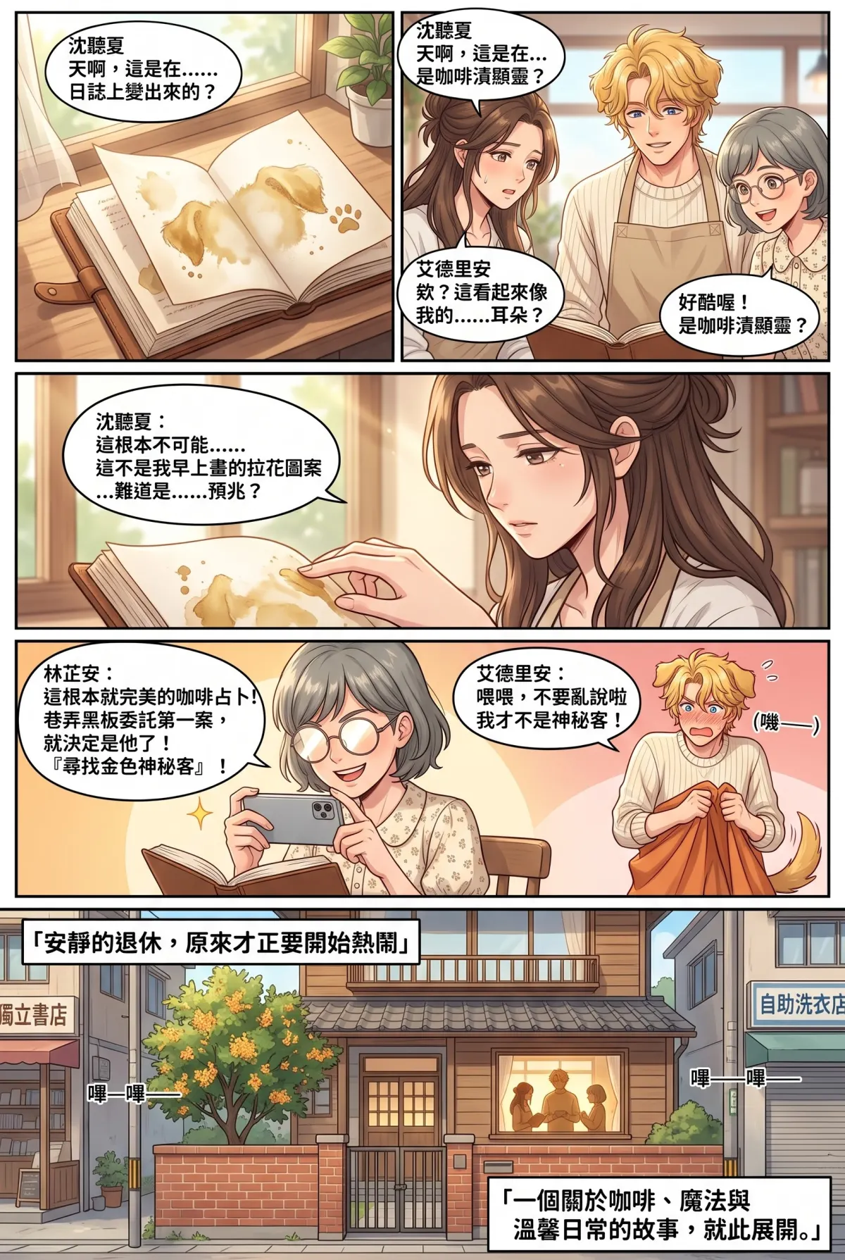巷弄裡的金毛貴公子 第 3 集　巷弄裡的金毛貴公子 - 心契與絨光的秘密 第 8 頁