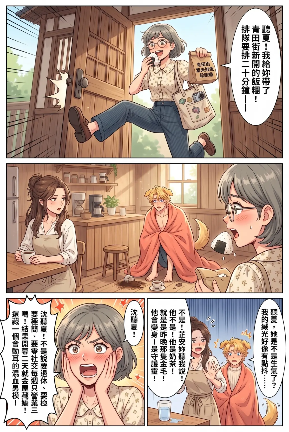 巷弄裡的金毛貴公子 第 3 集　巷弄裡的金毛貴公子 - 心契與絨光的秘密 第 6 頁