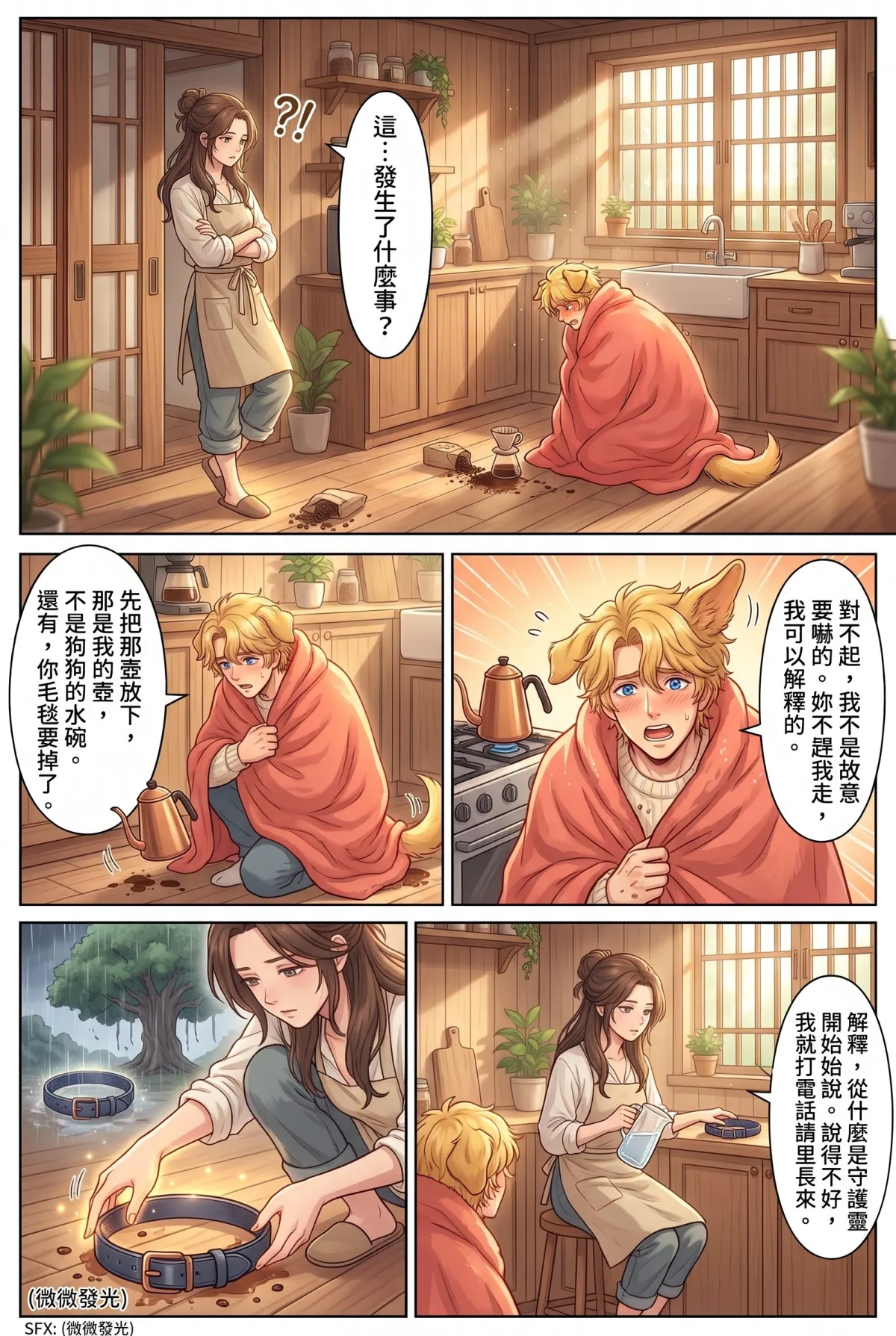 巷弄裡的金毛貴公子 第 3 集　巷弄裡的金毛貴公子 - 心契與絨光的秘密 第 2 頁