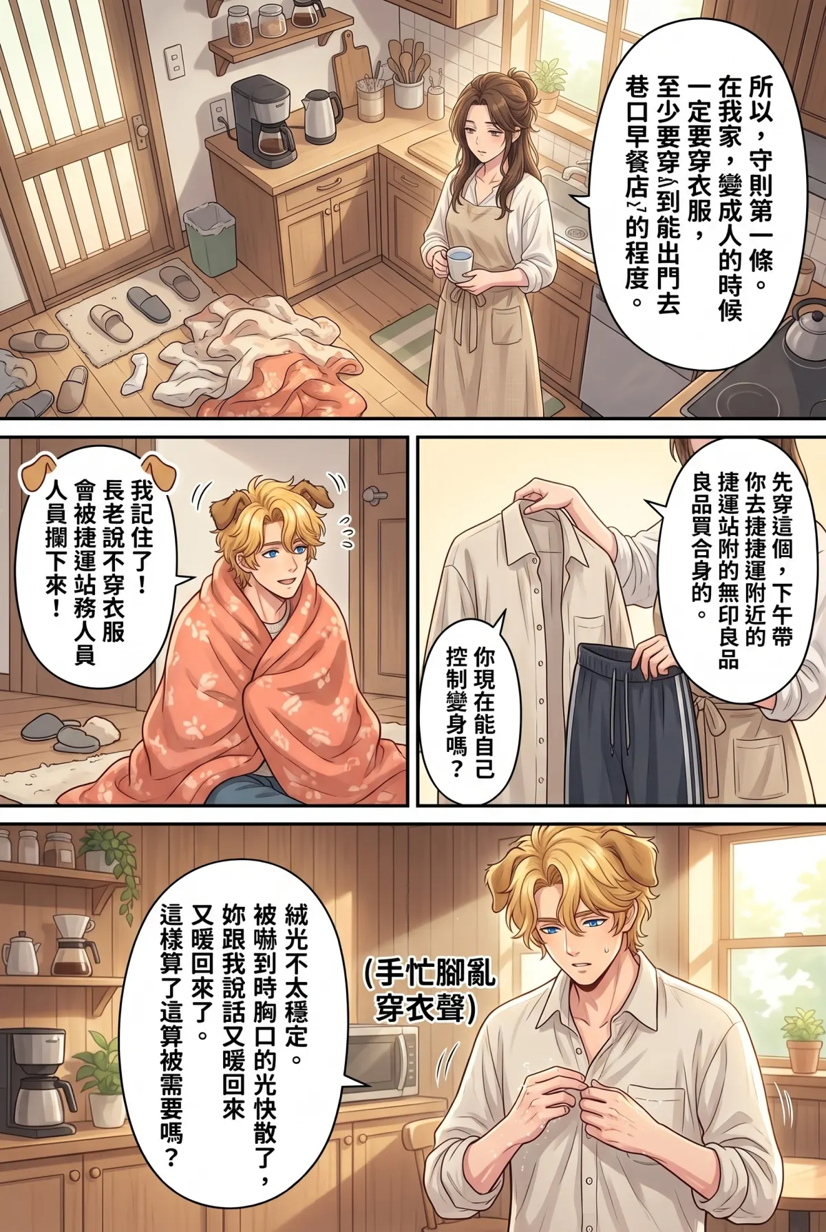 巷弄裡的金毛貴公子 第 4 集　巷弄裡的金毛貴公子 - 退休計畫的雞飛狗跳 第 2 頁