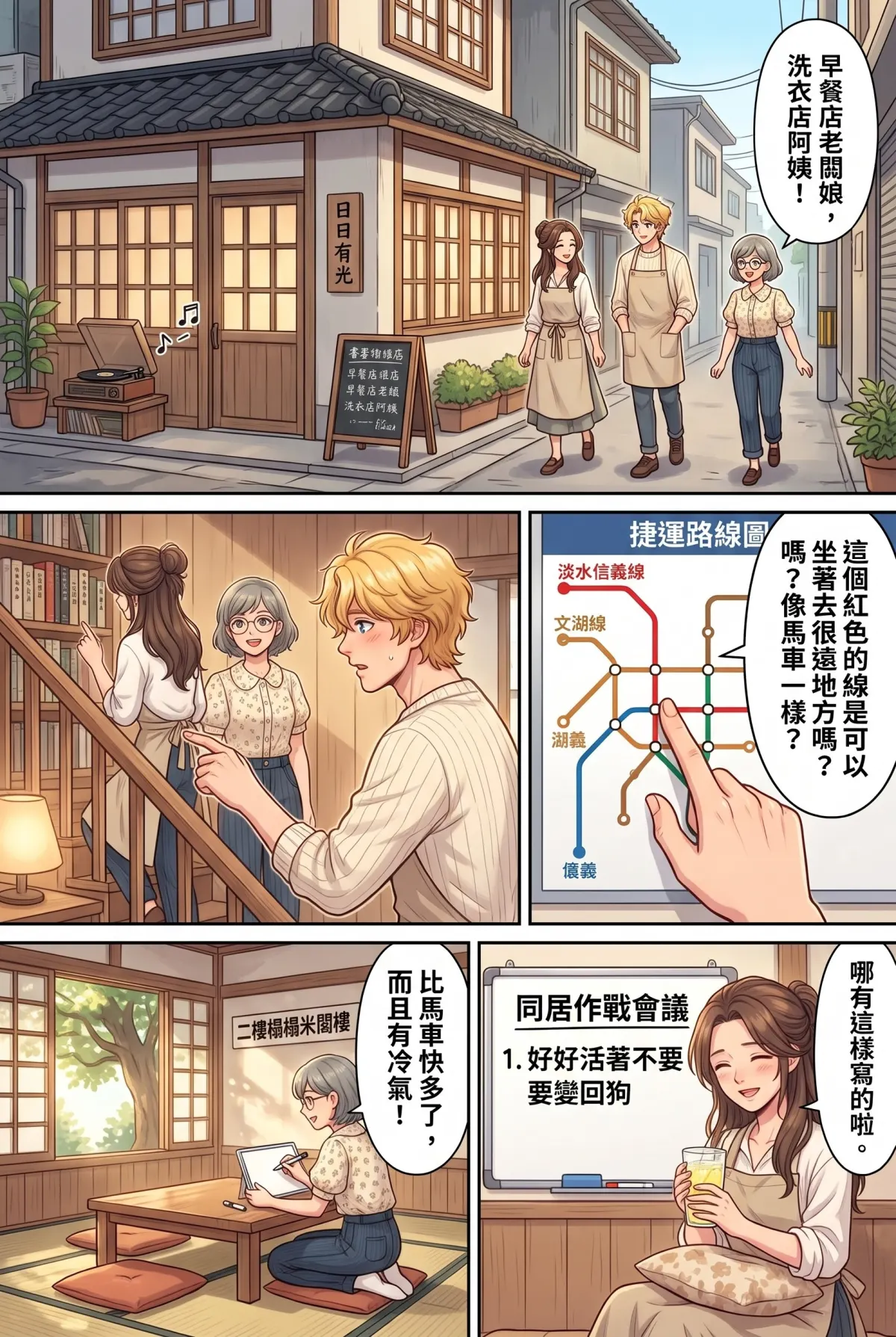 巷弄裡的金毛貴公子 第 6 集　巷弄裡的金毛貴公子 - 日日有光的作戰會議 第 4 頁