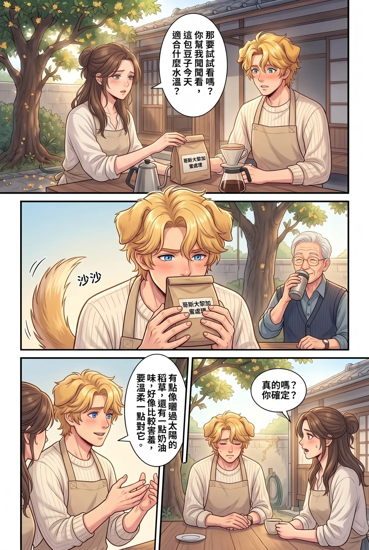 巷弄裡的金毛貴公子 第 7 集　巷弄裡的金毛貴公子 - 桂花樹下的絨光修行 第 7 頁