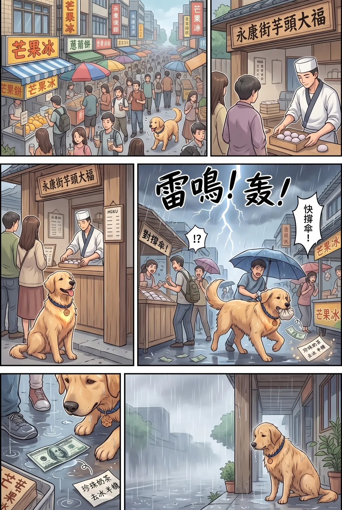 巷弄裡的金毛貴公子 第 11 集　巷弄裡的金毛貴公子 - 走失在永康街的午後 第 4 頁