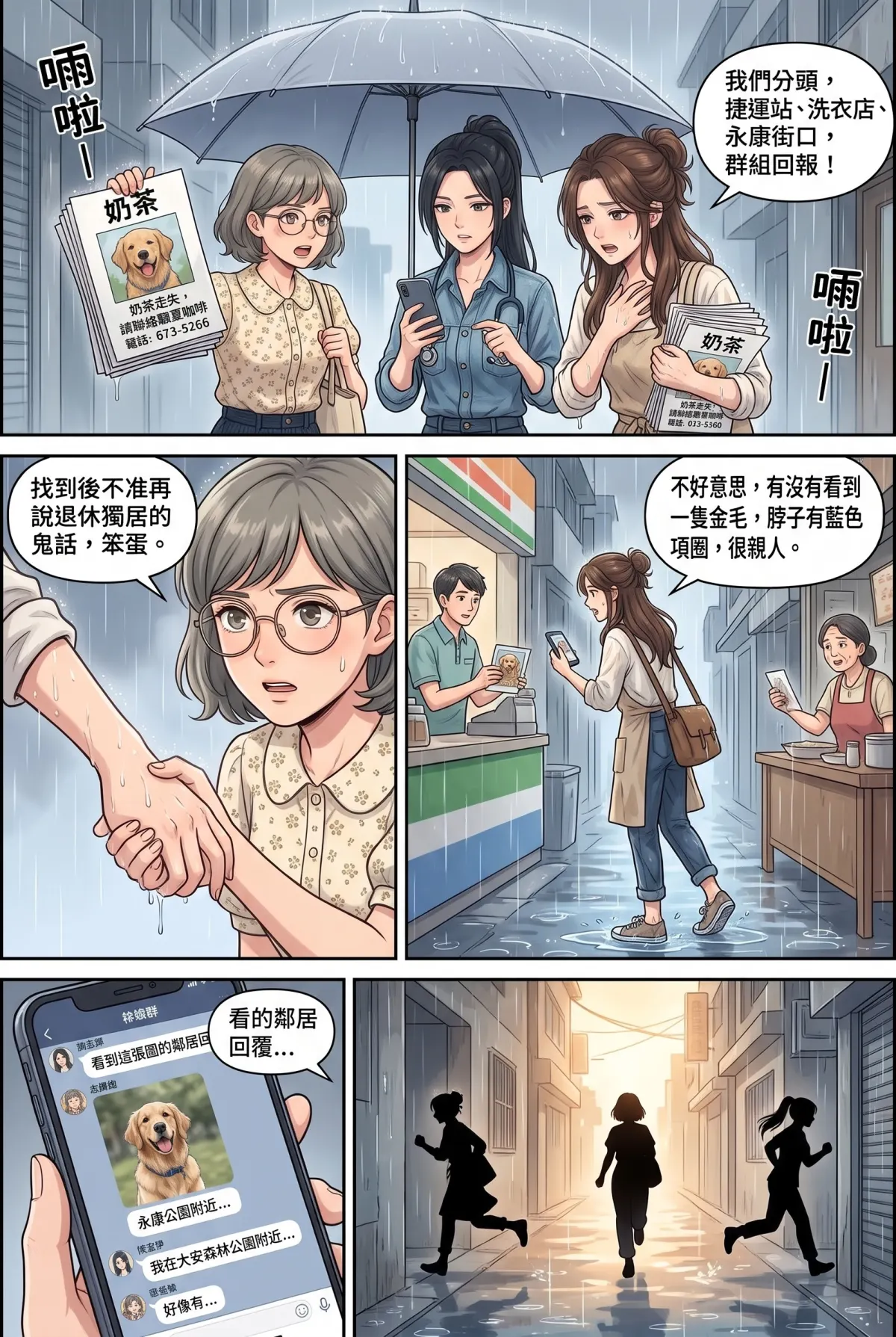 巷弄裡的金毛貴公子 第 11 集　巷弄裡的金毛貴公子 - 走失在永康街的午後 第 7 頁