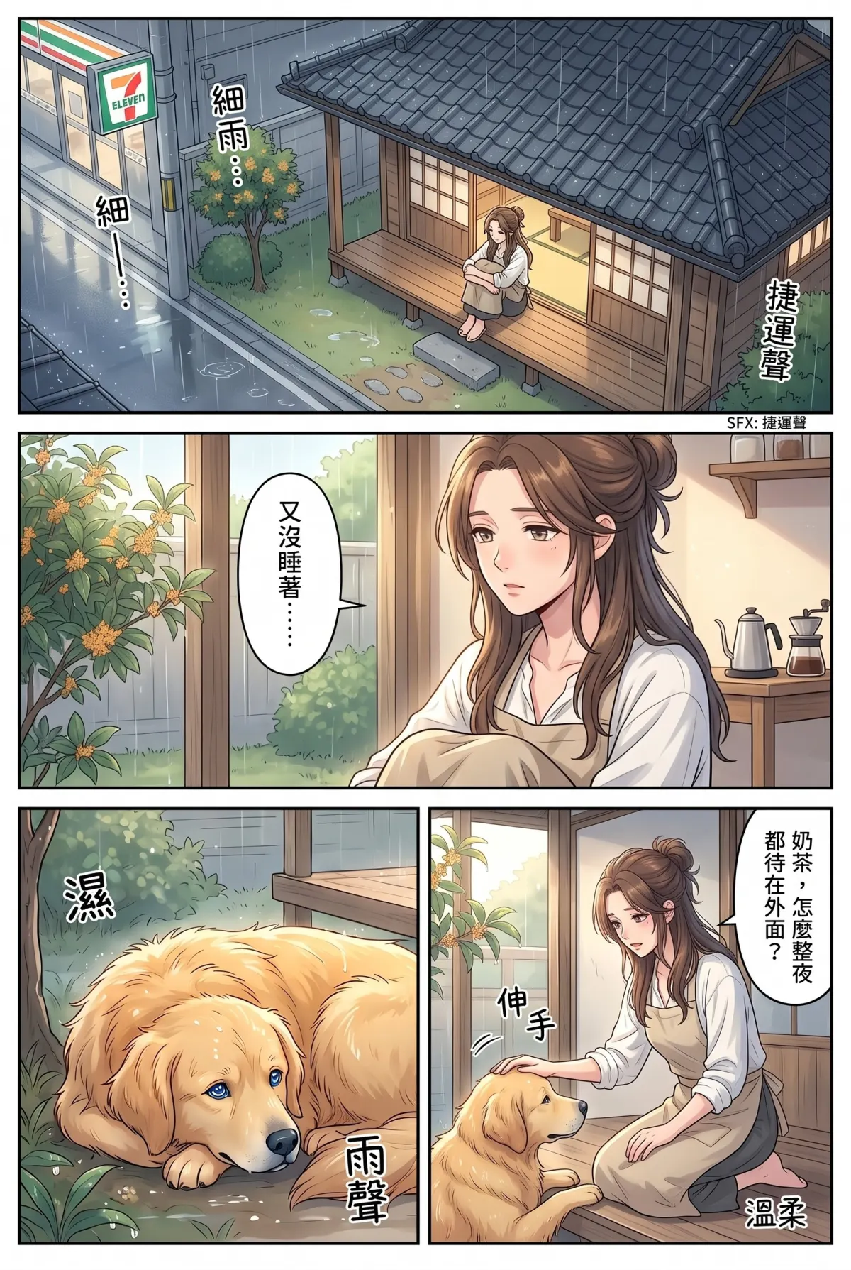 巷弄裡的金毛貴公子 第 14 集　巷弄裡的金毛貴公子 - 沉默的奶茶 第 2 頁