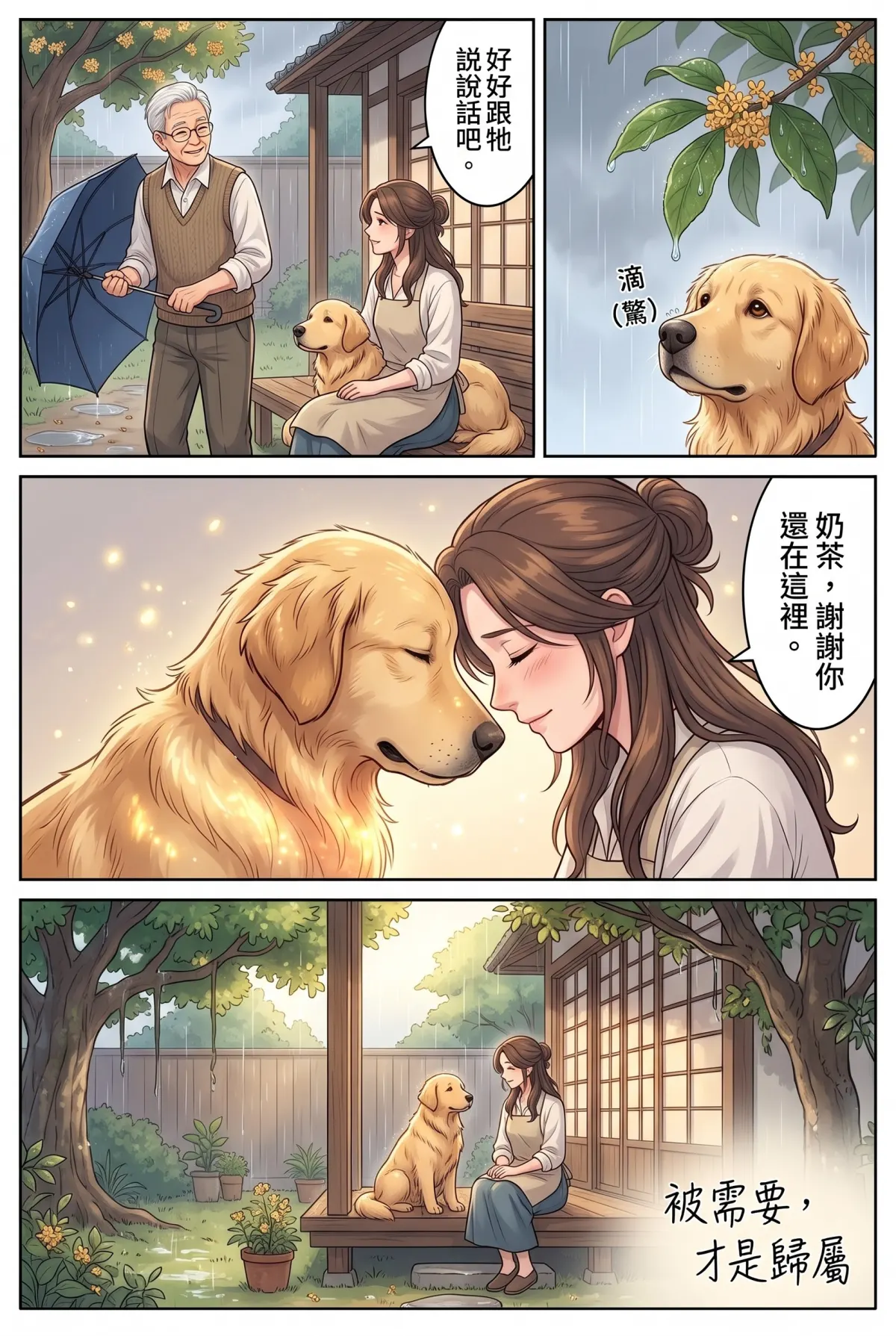 巷弄裡的金毛貴公子 第 14 集　巷弄裡的金毛貴公子 - 沉默的奶茶 第 8 頁
