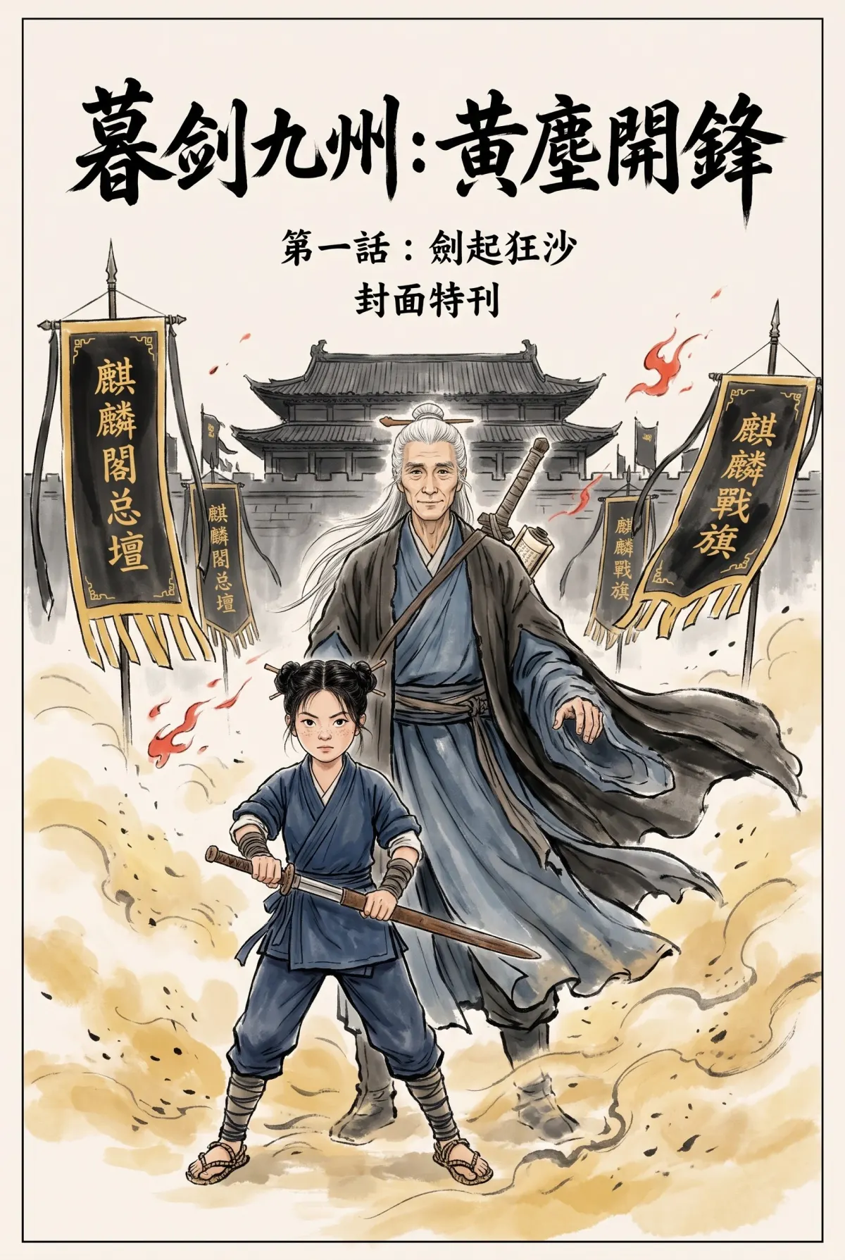 遺劍問雪 第 5 集　遺劍問雪 - 黃塵武評 第 1 頁