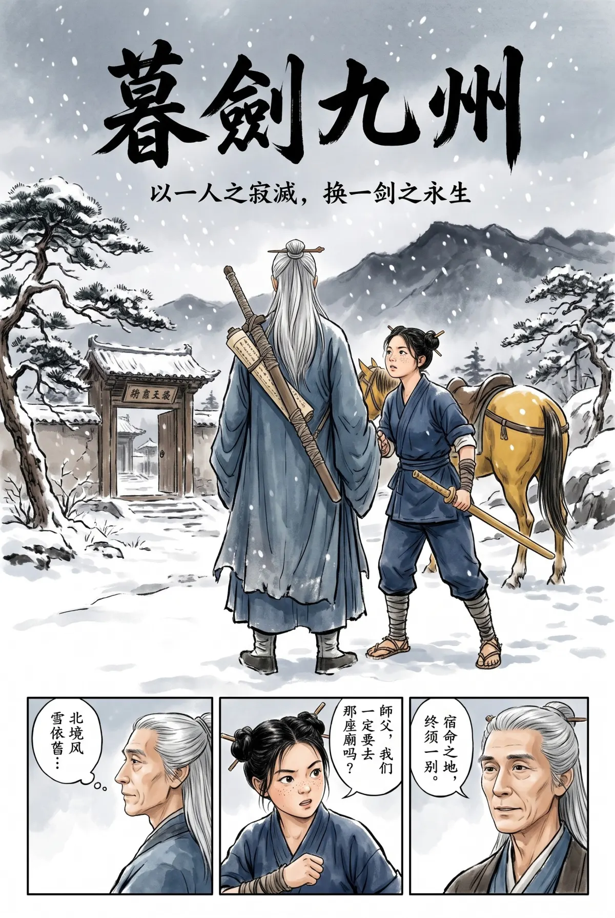 遺劍問雪 第 9 集　遺劍問雪 - 風雪啟程 第 1 頁