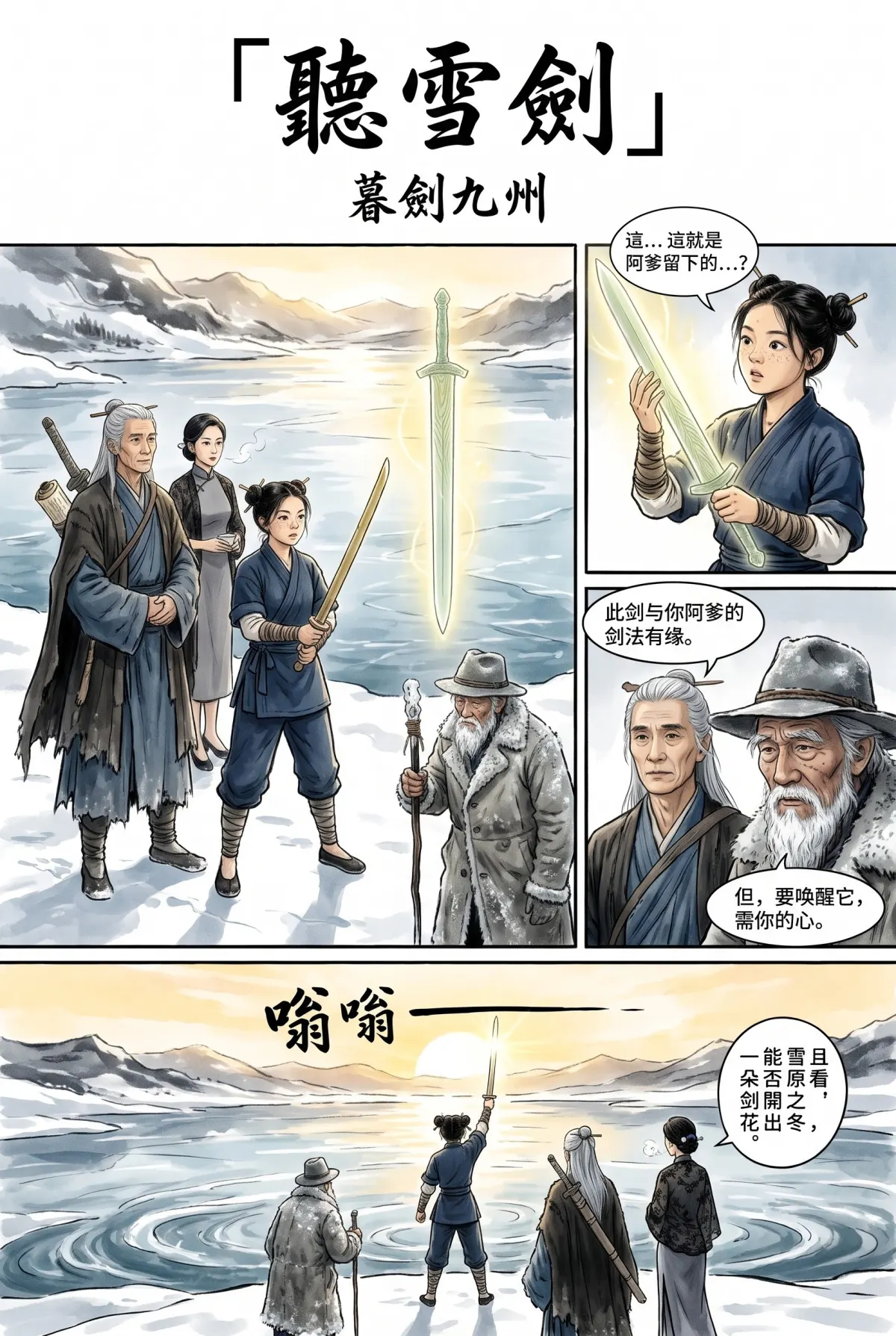 遺劍問雪 第 15 集　遺劍問雪 - 遺劍有聲(完) 第 1 頁