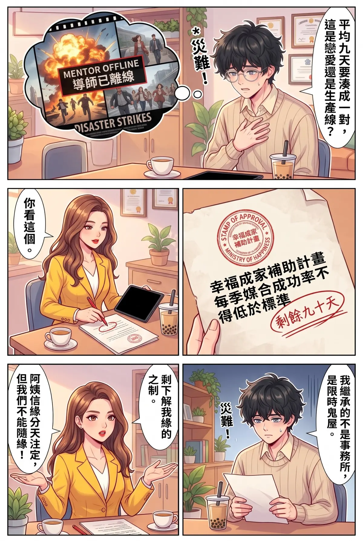 《社恐媒人的相親災難：怎麼會相到毒舌大律師！》 第 1 集　《社恐媒人的相親災難：怎麼會相到毒舌大律師！》 - 第一章：社恐繼承丘比特 第 12 頁