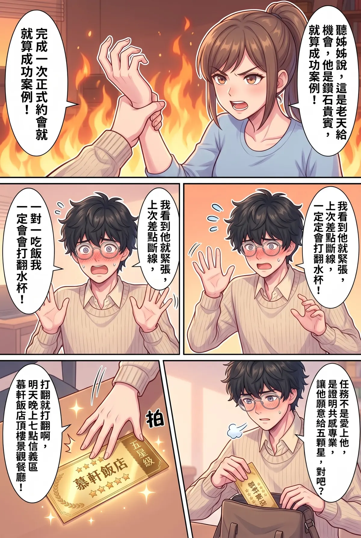 《社恐媒人的相親災難：怎麼會相到毒舌大律師！》 第 3 集　《社恐媒人的相親災難：怎麼會相到毒舌大律師！》 - 第三章：媒人被迫親自相親 第 12 頁