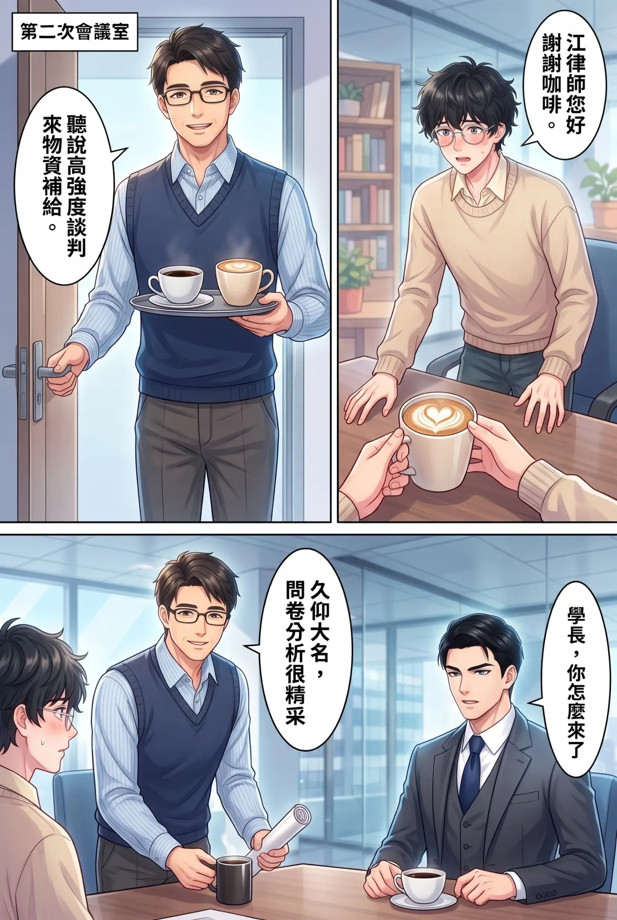 《社恐媒人的相親災難：怎麼會相到毒舌大律師！》 第 4 集　《社恐媒人的相親災難：怎麼會相到毒舌大律師！》 - 第四章：假約會合約攻防戰 第 10 頁