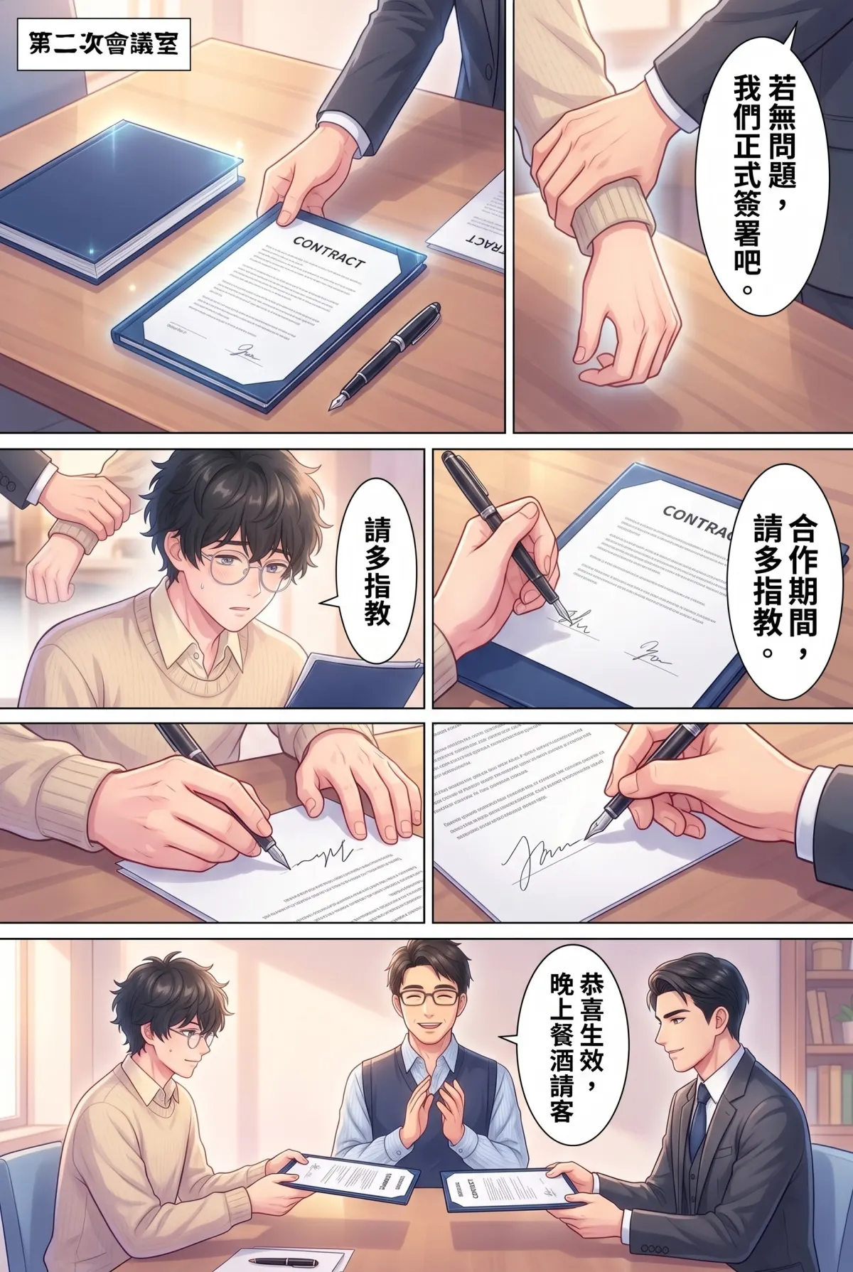 《社恐媒人的相親災難：怎麼會相到毒舌大律師！》 第 4 集　《社恐媒人的相親災難：怎麼會相到毒舌大律師！》 - 第四章：假約會合約攻防戰 第 15 頁