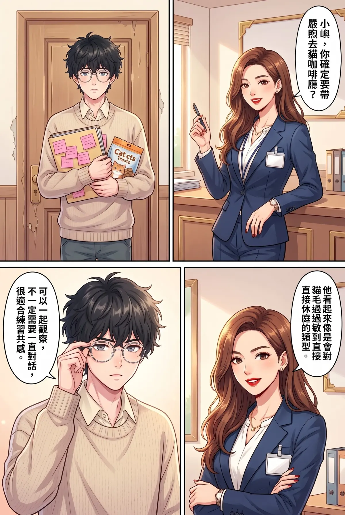 《社恐媒人的相親災難：怎麼會相到毒舌大律師！》 第 5 集　《社恐媒人的相親災難：怎麼會相到毒舌大律師！》 - 第五章：貓咪咖啡廳的災難 第 2 頁