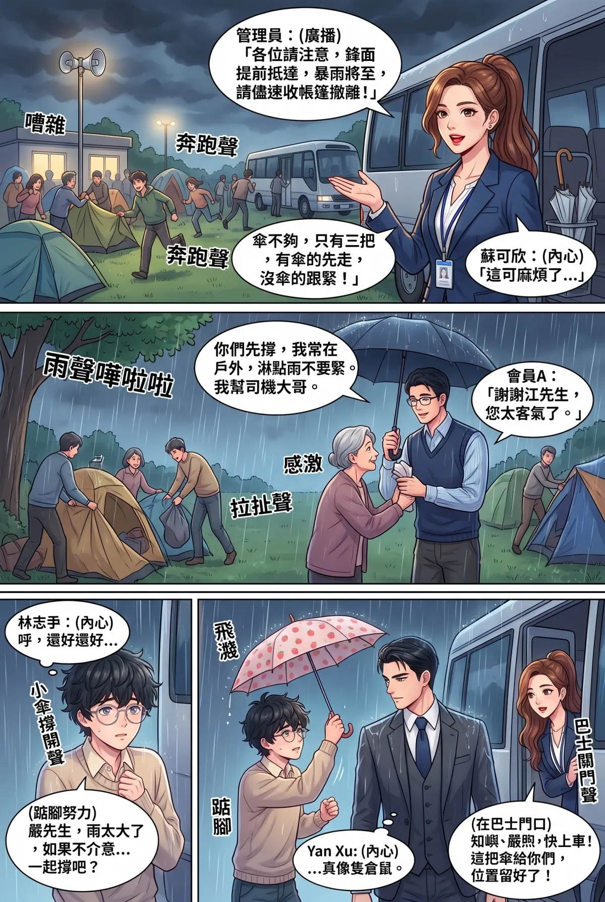 《社恐媒人的相親災難：怎麼會相到毒舌大律師！》 第 6 集　《社恐媒人的相親災難：怎麼會相到毒舌大律師！》 - 第六章：陽明山的脫隊危機 第 14 頁