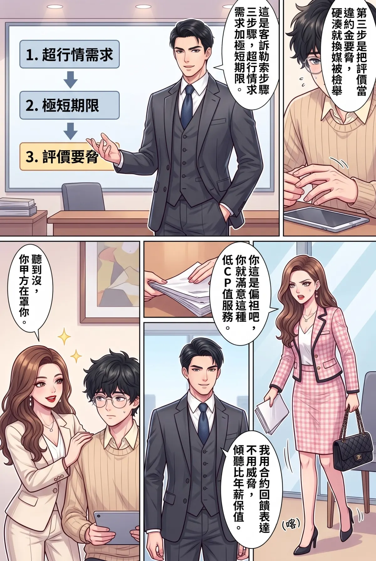 《社恐媒人的相親災難：怎麼會相到毒舌大律師！》 第 8 集　《社恐媒人的相親災難：怎麼會相到毒舌大律師！》 - 第八章：奧客女王的評分地獄 第 15 頁