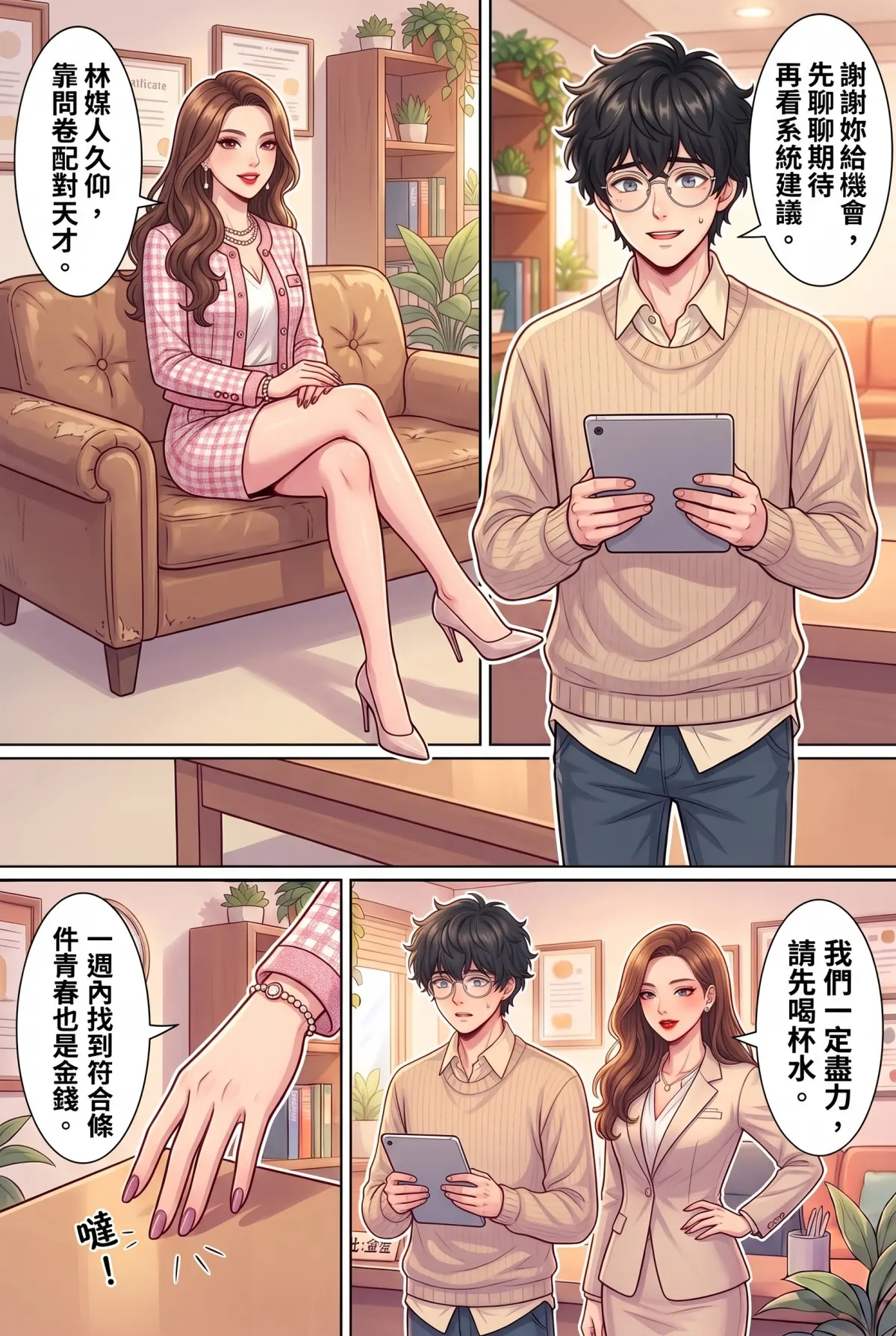 《社恐媒人的相親災難：怎麼會相到毒舌大律師！》 第 8 集　《社恐媒人的相親災難：怎麼會相到毒舌大律師！》 - 第八章：奧客女王的評分地獄 第 7 頁
