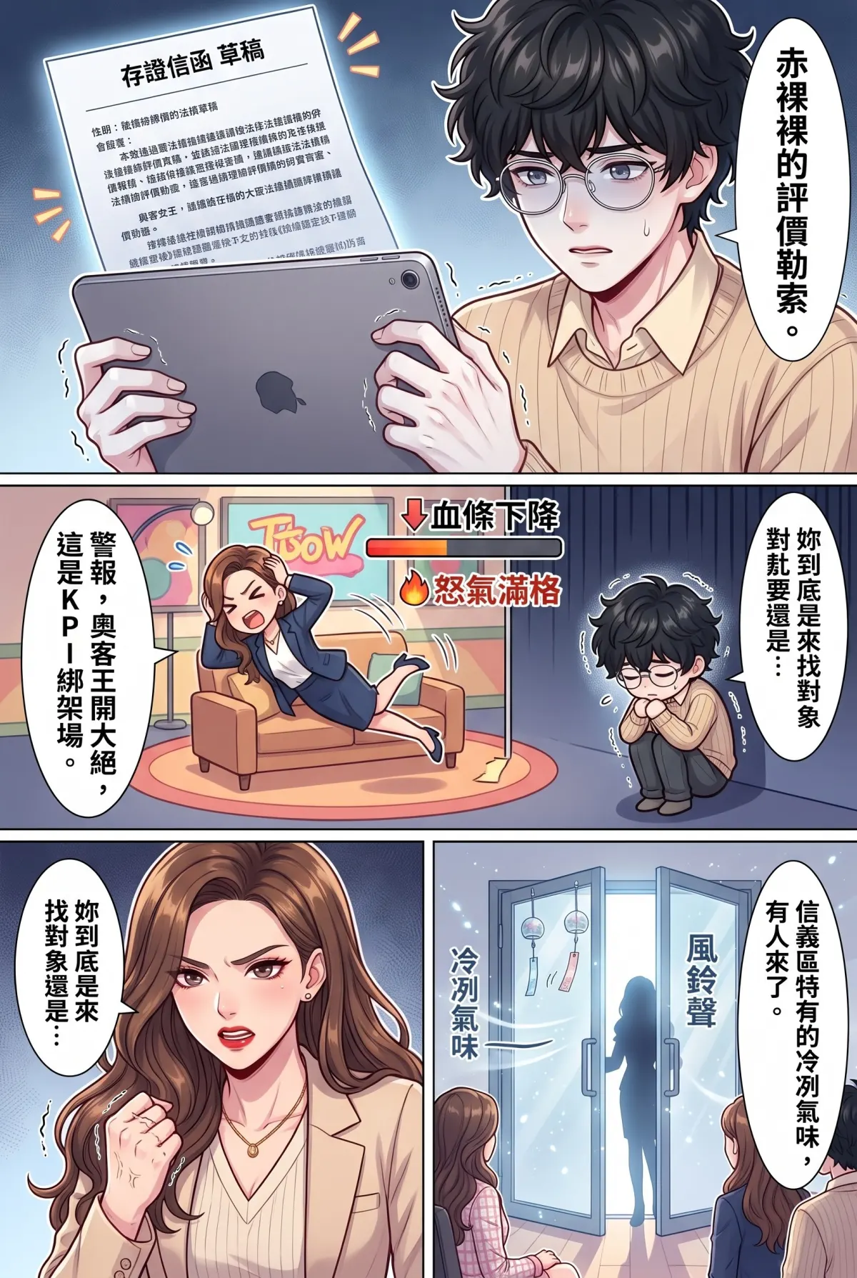《社恐媒人的相親災難：怎麼會相到毒舌大律師！》 第 8 集　《社恐媒人的相親災難：怎麼會相到毒舌大律師！》 - 第八章：奧客女王的評分地獄 第 12 頁