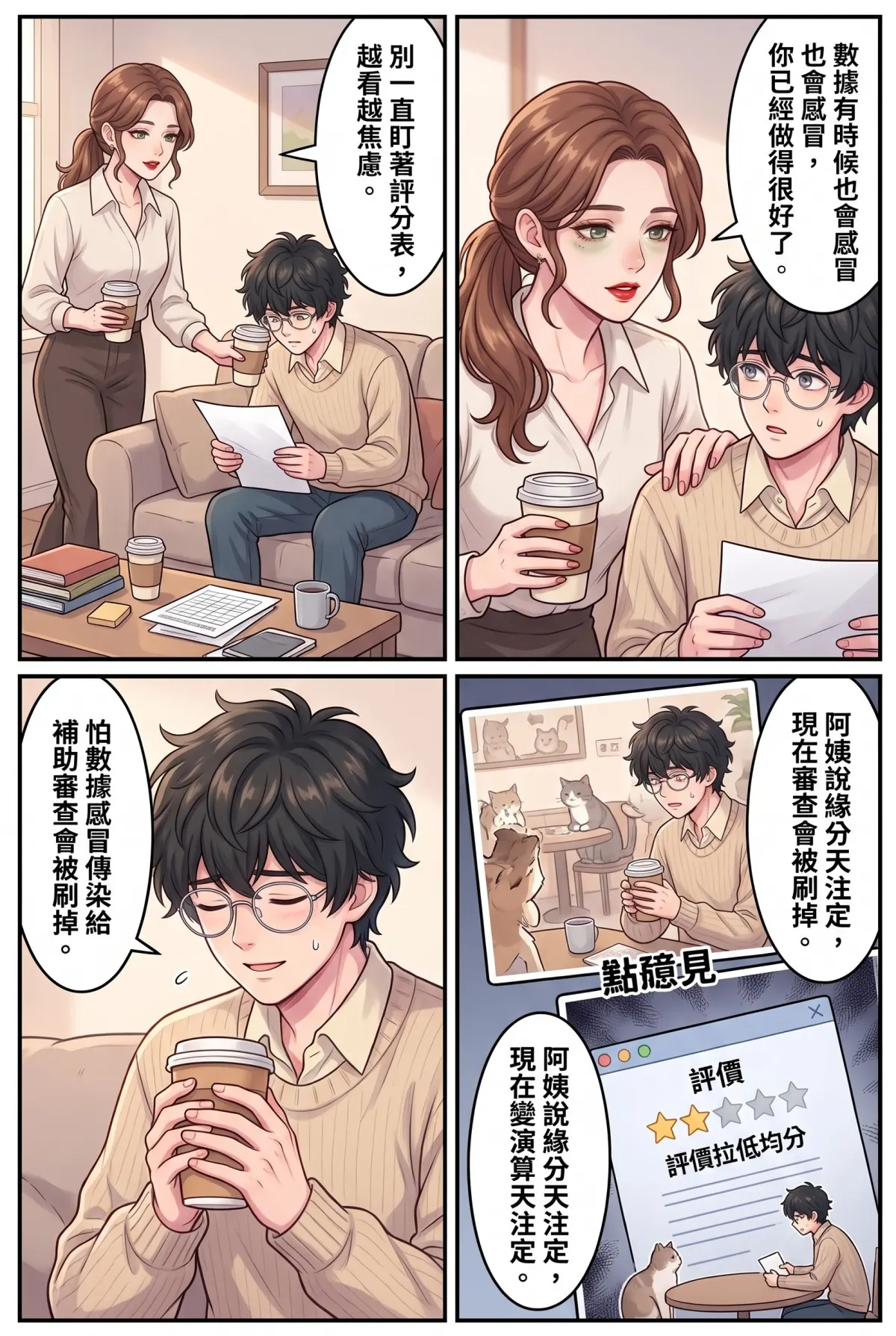 《社恐媒人的相親災難：怎麼會相到毒舌大律師！》 第 9 集　《社恐媒人的相親災難：怎麼會相到毒舌大律師！》 - 第九章：月老的直覺課 第 4 頁