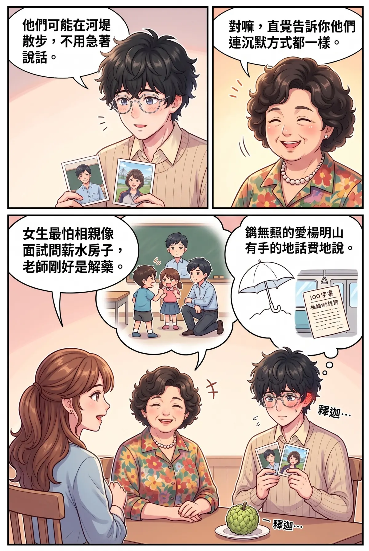 《社恐媒人的相親災難：怎麼會相到毒舌大律師！》 第 9 集　《社恐媒人的相親災難：怎麼會相到毒舌大律師！》 - 第九章：月老的直覺課 第 9 頁