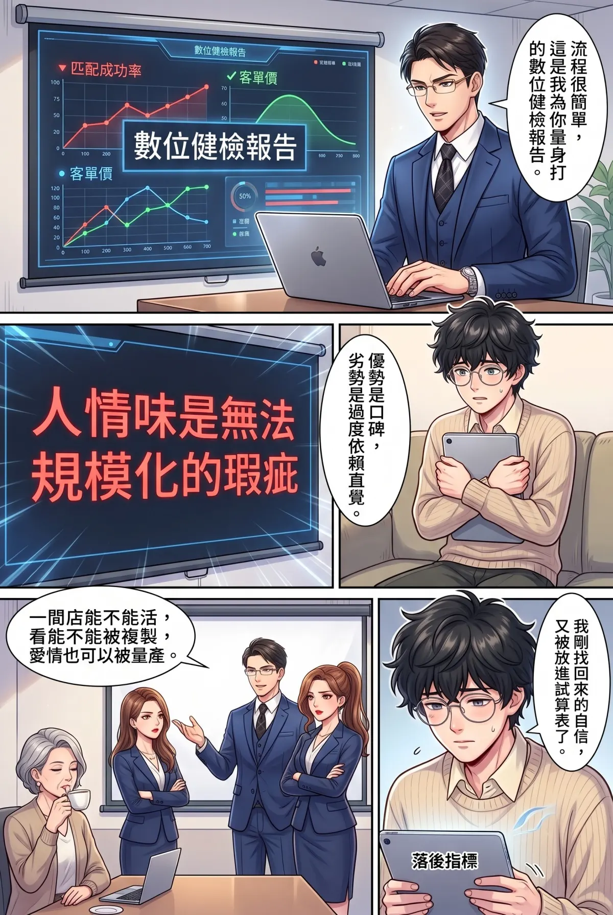《社恐媒人的相親災難：怎麼會相到毒舌大律師！》 第 10 集　《社恐媒人的相親災難：怎麼會相到毒舌大律師！》 - 第十章：愛無限的收購陷阱 第 5 頁