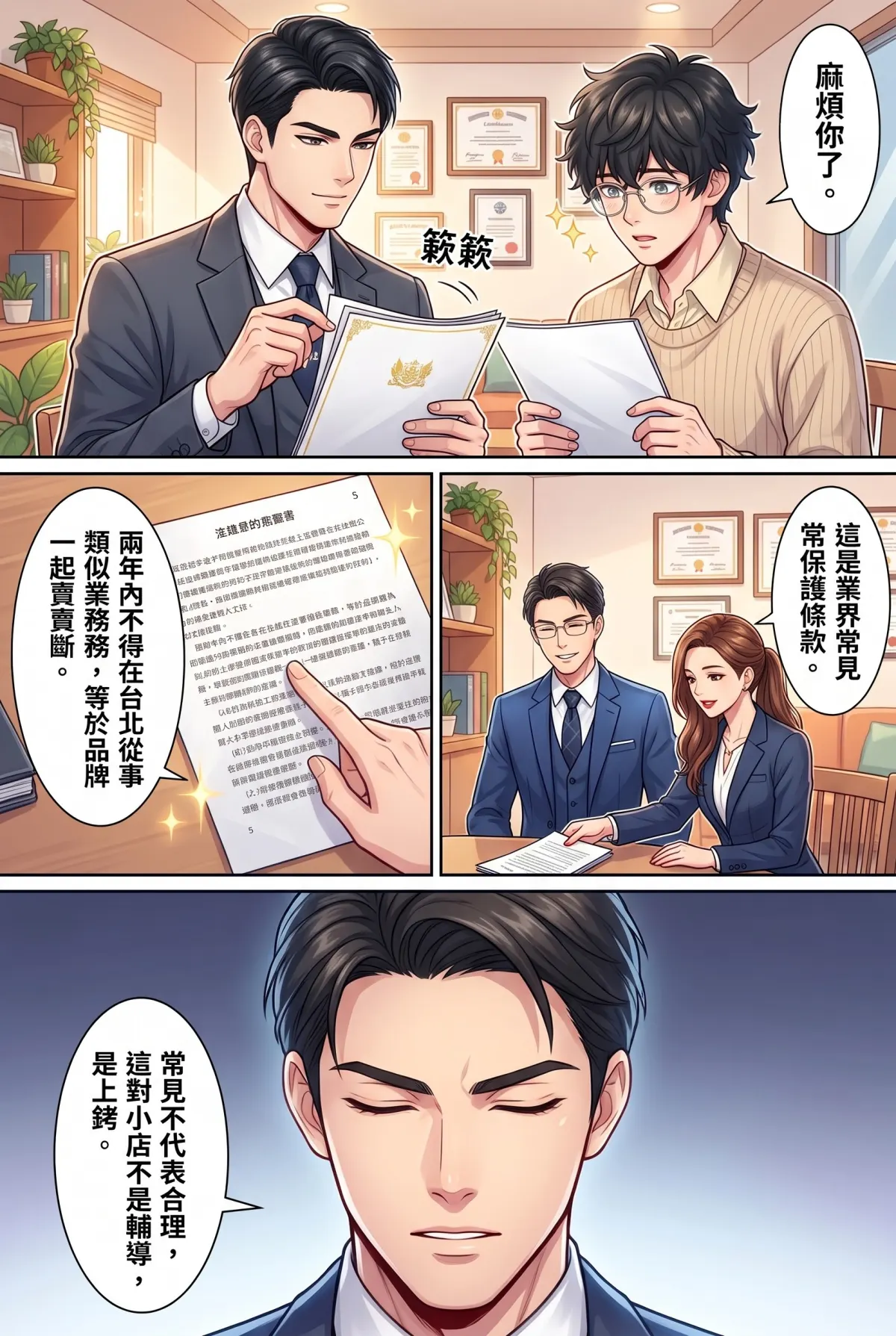 《社恐媒人的相親災難：怎麼會相到毒舌大律師！》 第 10 集　《社恐媒人的相親災難：怎麼會相到毒舌大律師！》 - 第十章：愛無限的收購陷阱 第 9 頁