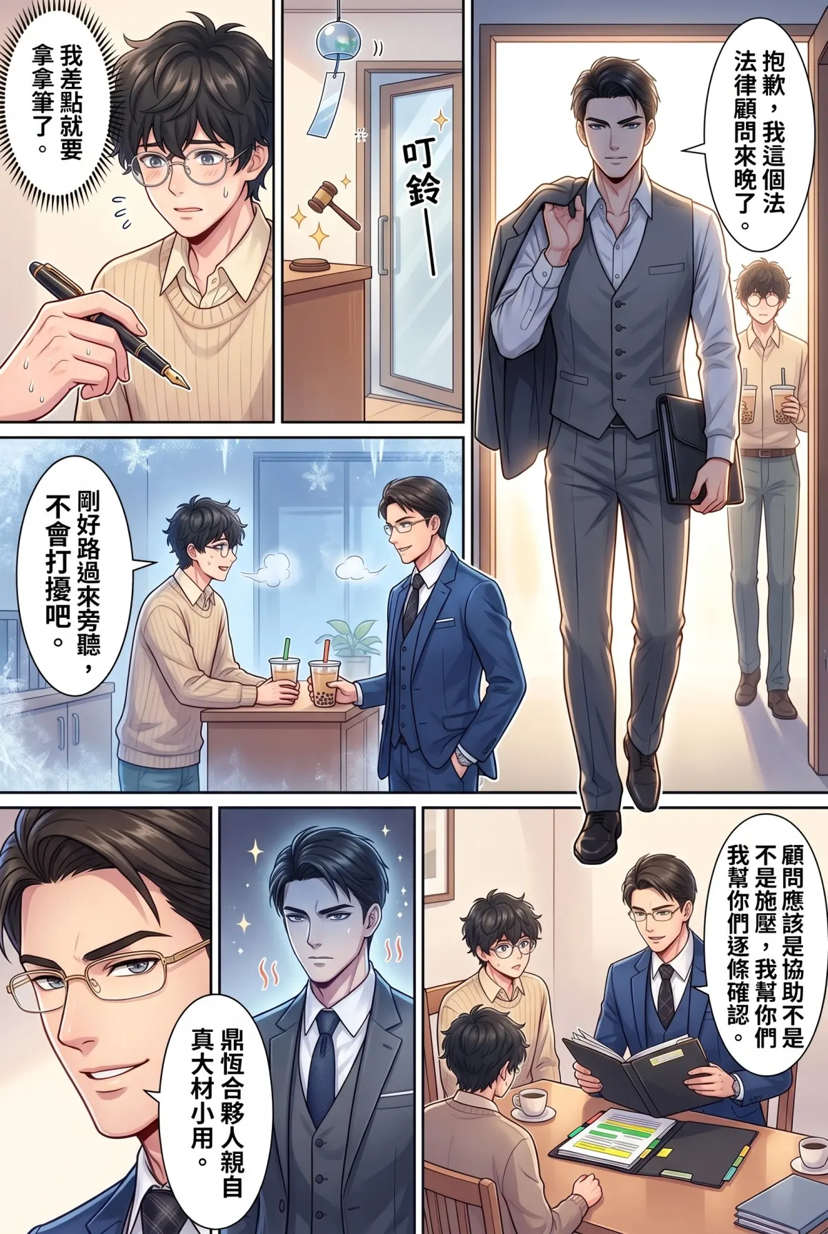 《社恐媒人的相親災難：怎麼會相到毒舌大律師！》 第 10 集　《社恐媒人的相親災難：怎麼會相到毒舌大律師！》 - 第十章：愛無限的收購陷阱 第 8 頁