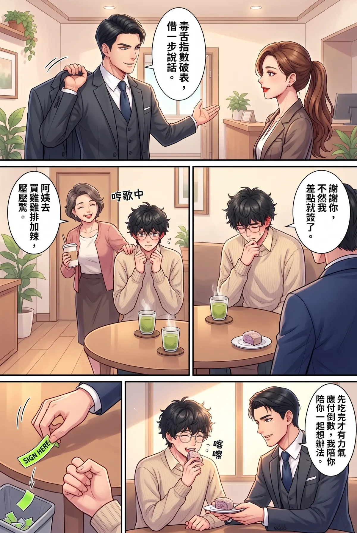 《社恐媒人的相親災難：怎麼會相到毒舌大律師！》 第 10 集　《社恐媒人的相親災難：怎麼會相到毒舌大律師！》 - 第十章：愛無限的收購陷阱 第 13 頁