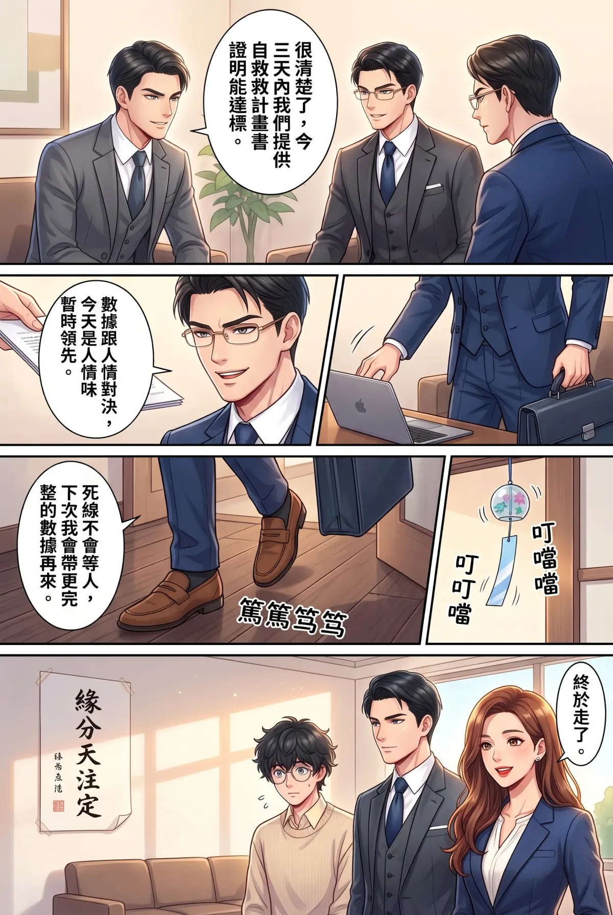 《社恐媒人的相親災難：怎麼會相到毒舌大律師！》 第 10 集　《社恐媒人的相親災難：怎麼會相到毒舌大律師！》 - 第十章：愛無限的收購陷阱 第 12 頁