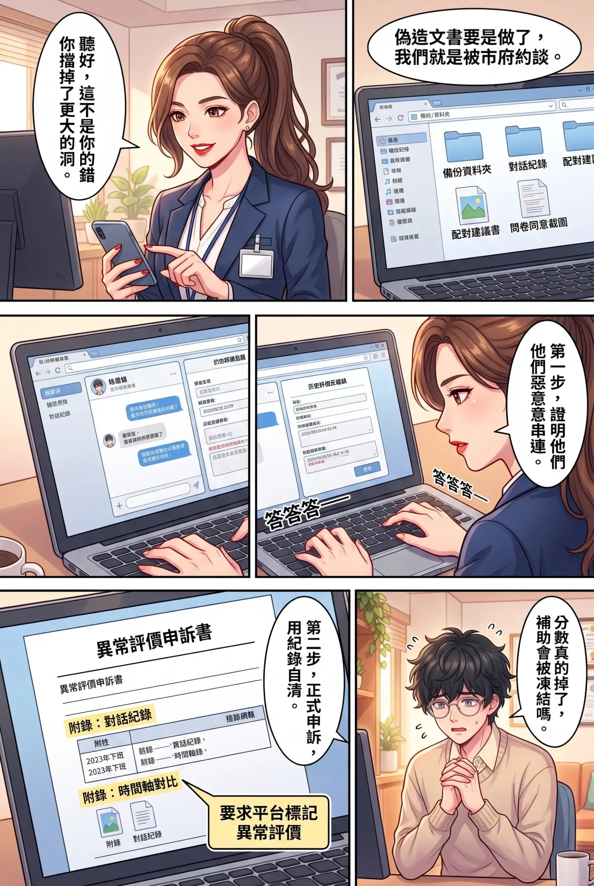 《社恐媒人的相親災難：怎麼會相到毒舌大律師！》 第 11 集　《社恐媒人的相親災難：怎麼會相到毒舌大律師！》 - 第十一章：一星負評核爆 第 11 頁