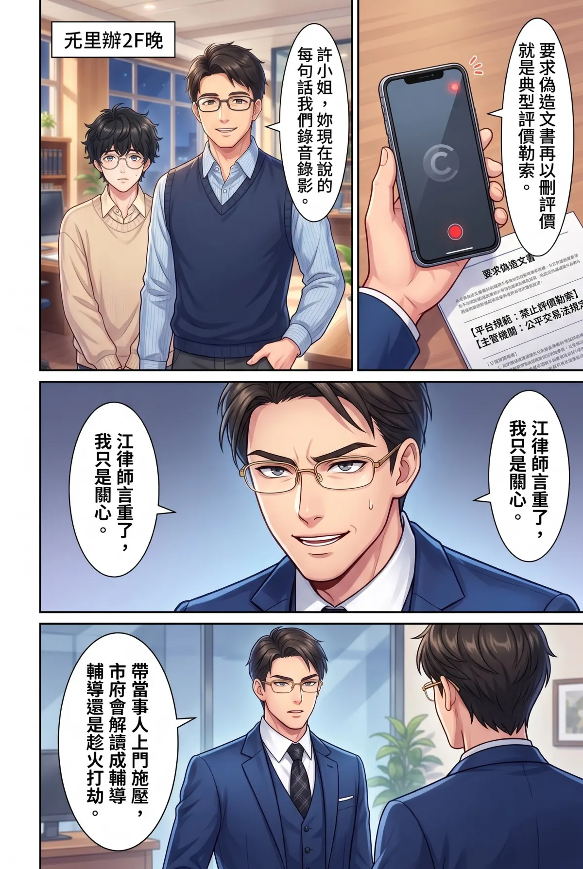 《社恐媒人的相親災難：怎麼會相到毒舌大律師！》 第 12 集　《社恐媒人的相親災難：怎麼會相到毒舌大律師！》 - 第十二章：法條與真心的聯手 第 13 頁