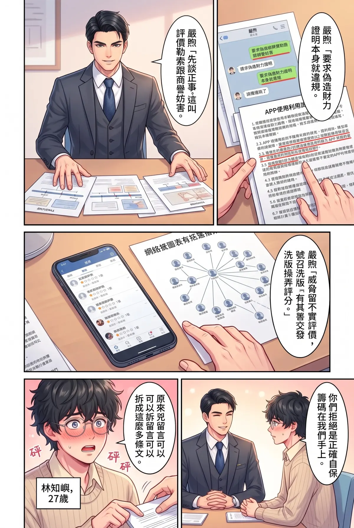 《社恐媒人的相親災難：怎麼會相到毒舌大律師！》 第 12 集　《社恐媒人的相親災難：怎麼會相到毒舌大律師！》 - 第十二章：法條與真心的聯手 第 8 頁