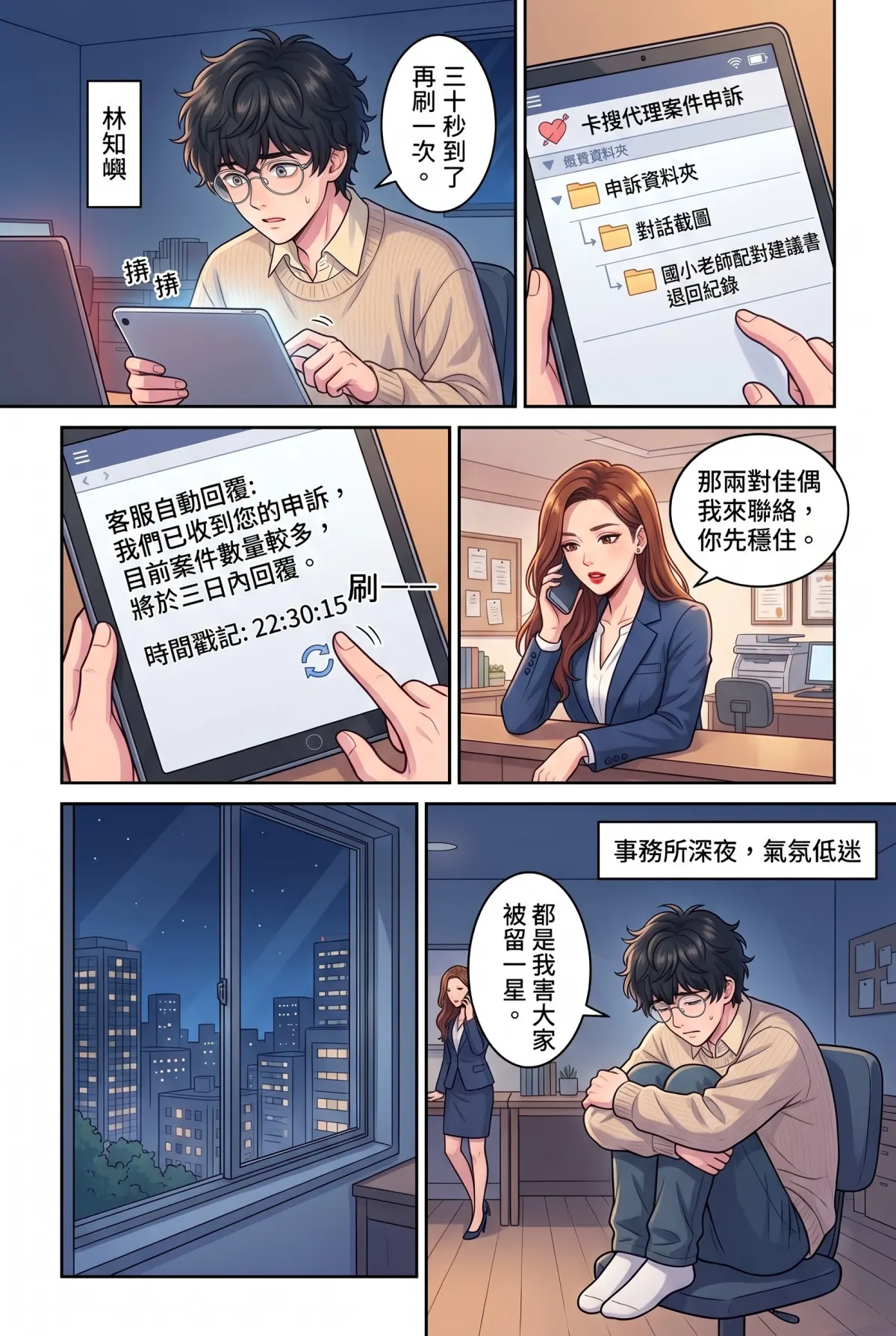 《社恐媒人的相親災難：怎麼會相到毒舌大律師！》 第 12 集　《社恐媒人的相親災難：怎麼會相到毒舌大律師！》 - 第十二章：法條與真心的聯手 第 3 頁