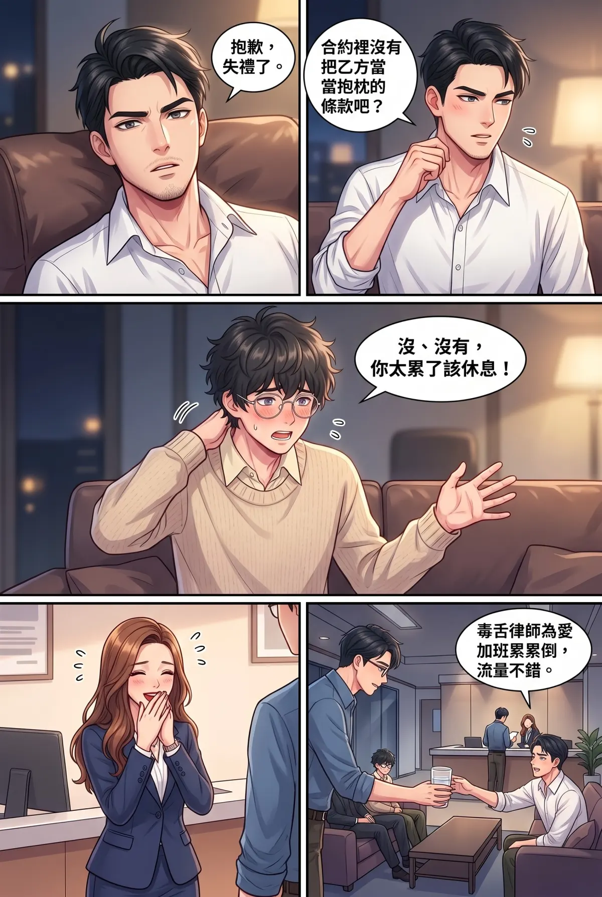 《社恐媒人的相親災難：怎麼會相到毒舌大律師！》 第 13 集　《社恐媒人的相親災難：怎麼會相到毒舌大律師！》 - 第十三章：合約到期，動心違約 第 6 頁